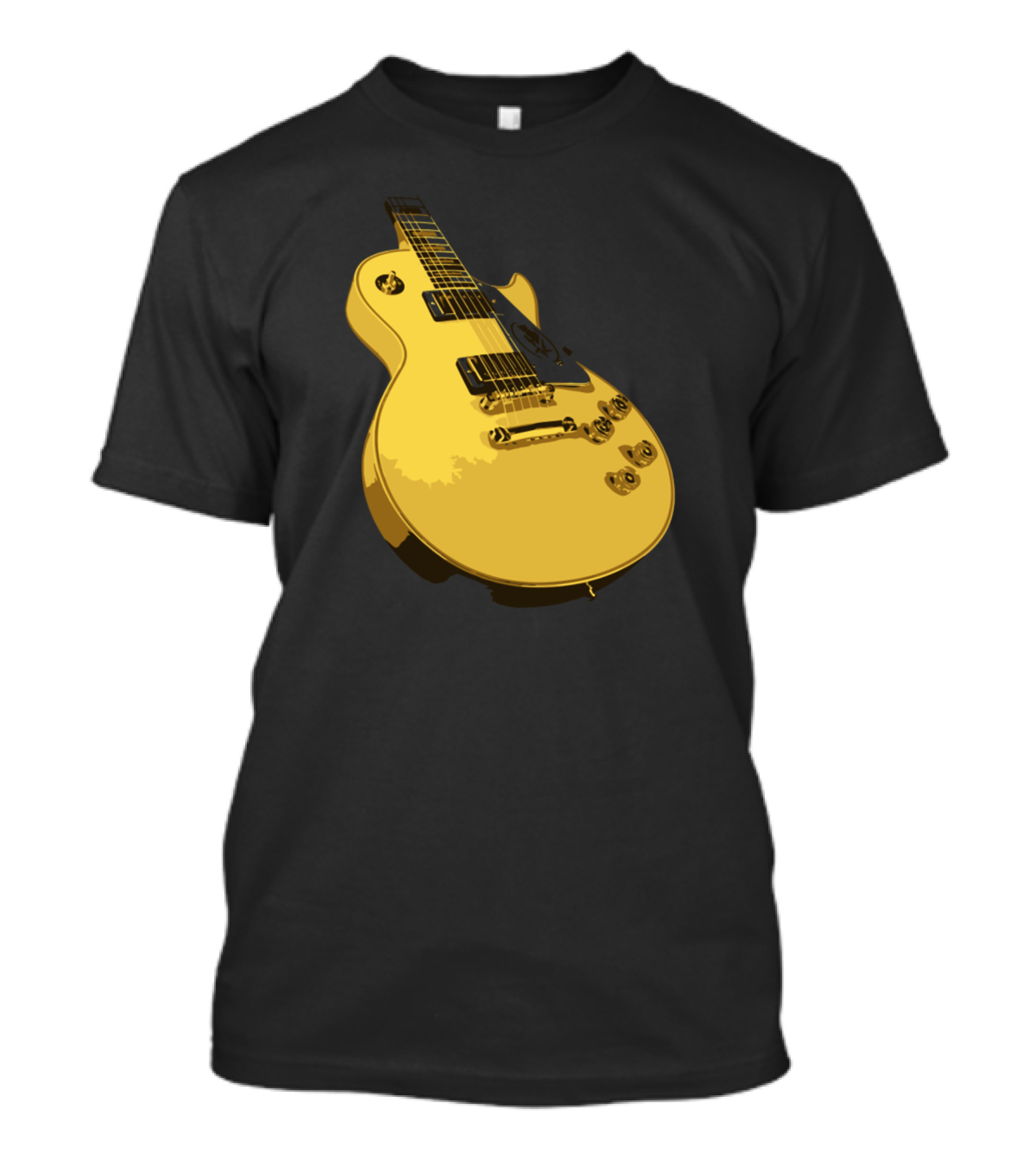 Les Paul Gold Electric Guitar T-Shirt
