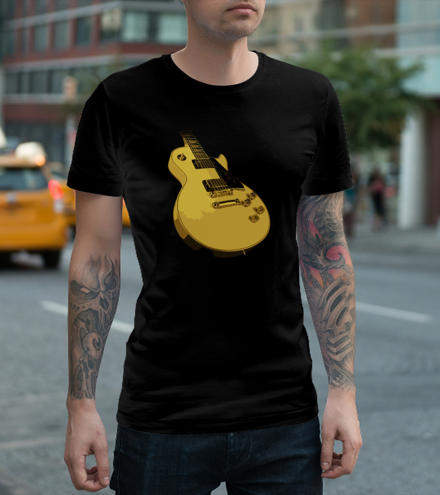 Les Paul Gold Electric Guitar T-Shirt