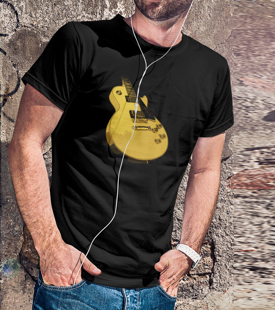Les Paul Gold Electric Guitar T-Shirt