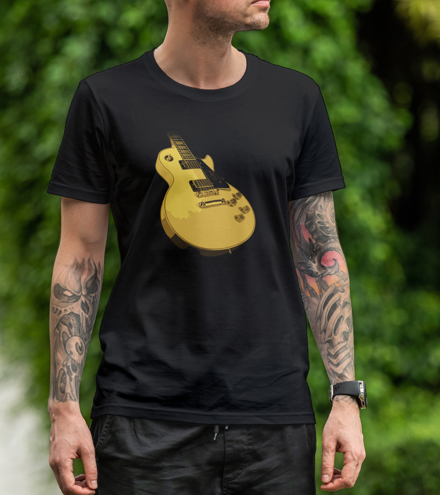 Les Paul Gold Electric Guitar T-Shirt