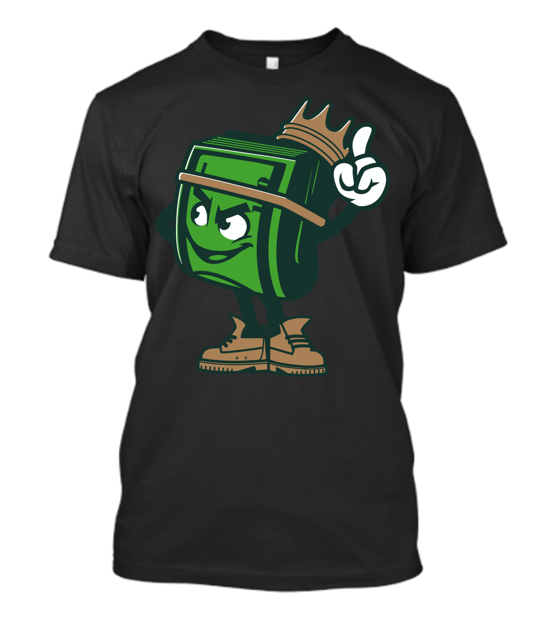 King Of Money Royal Cash Stack Character T-Shirt