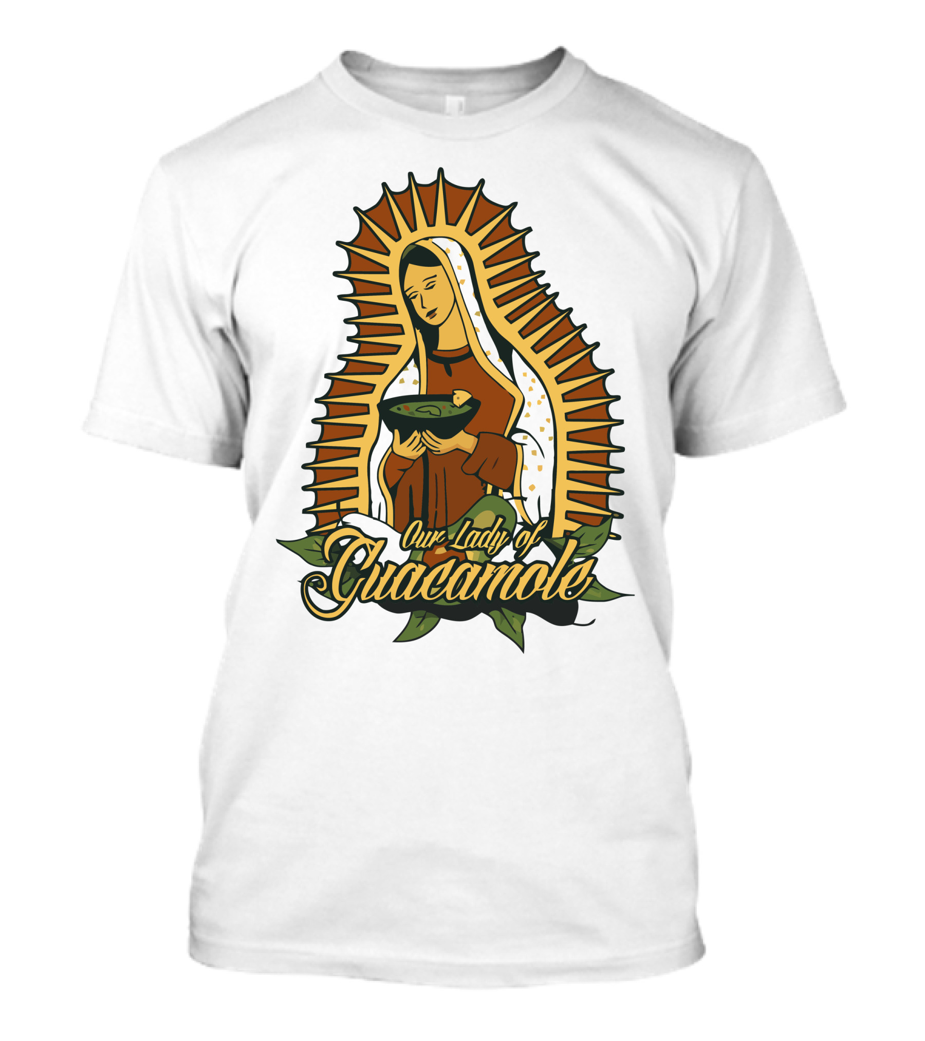 Our Lady Of Guacamole Guadalupe Iconic T-Shirt