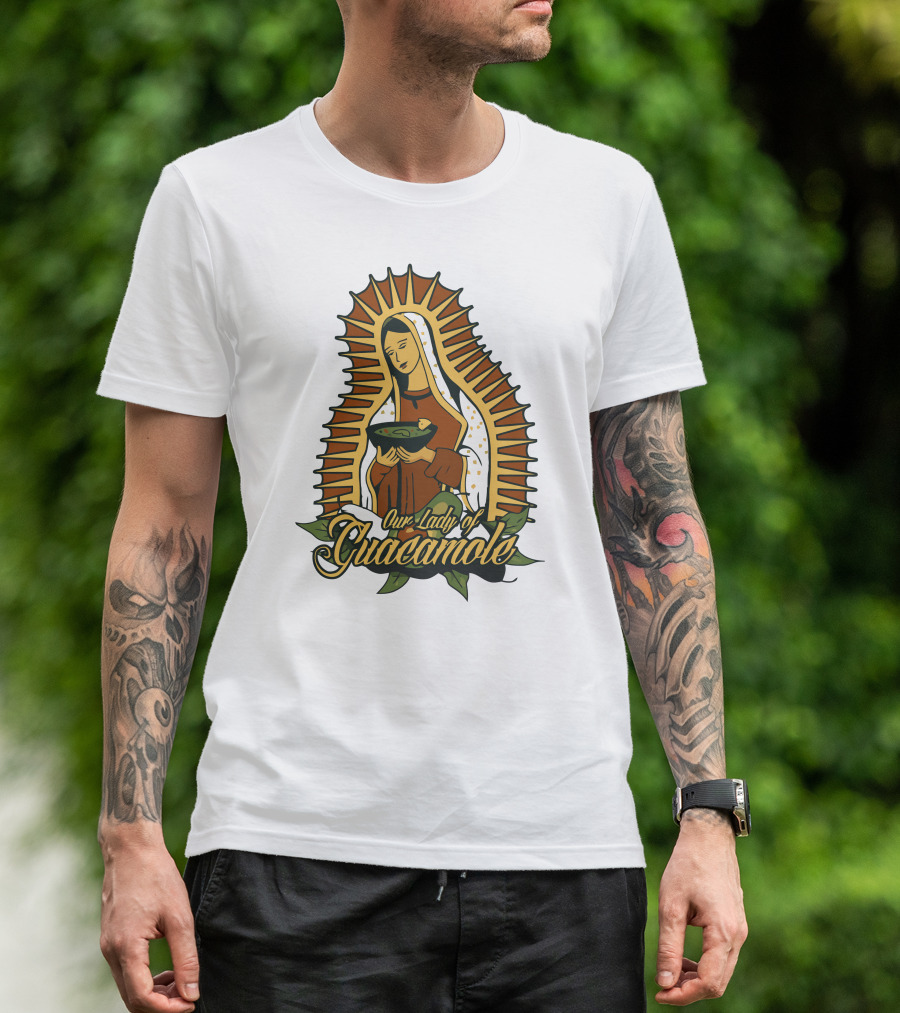 Our Lady Of Guacamole Guadalupe Iconic T-Shirt