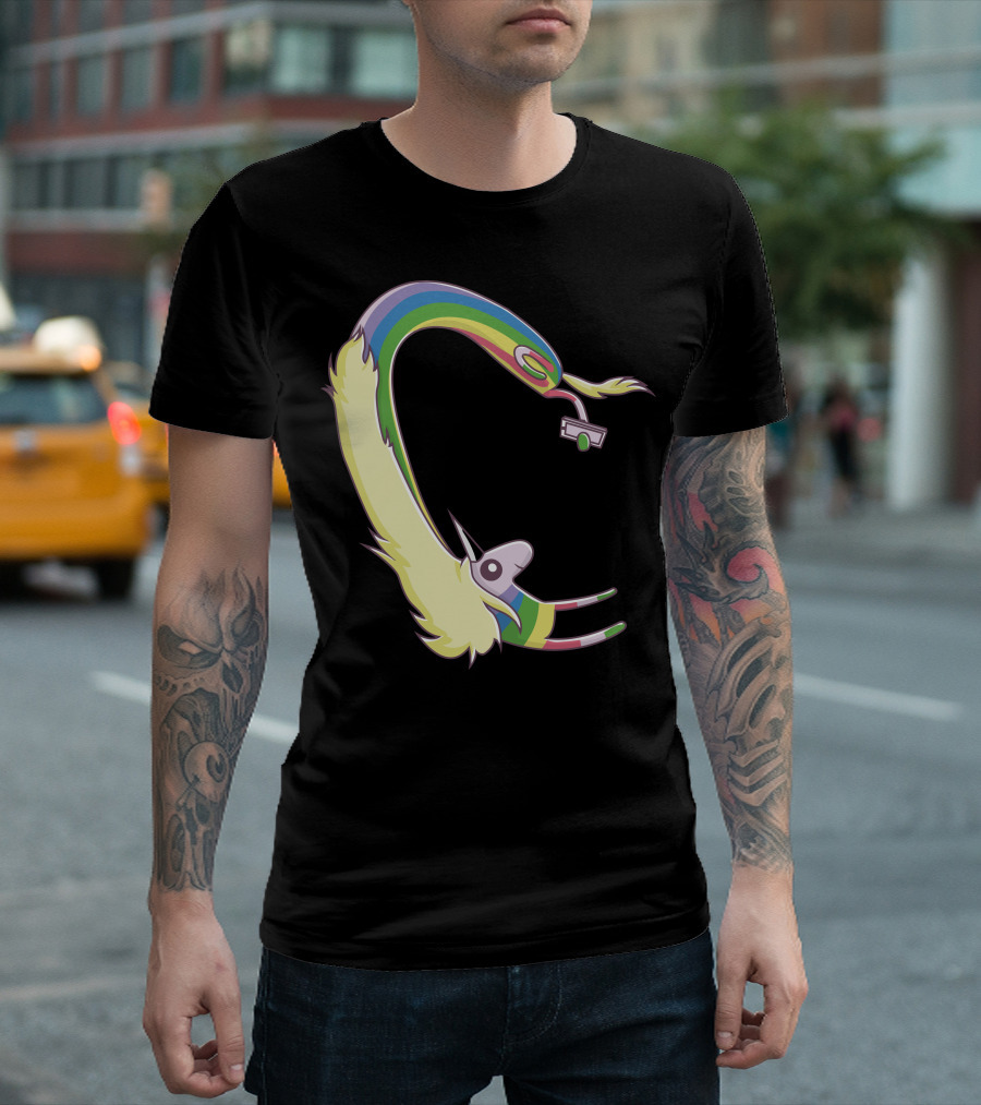 Adventure Time Lady Rainicorn Taking Selfie T-Shirt