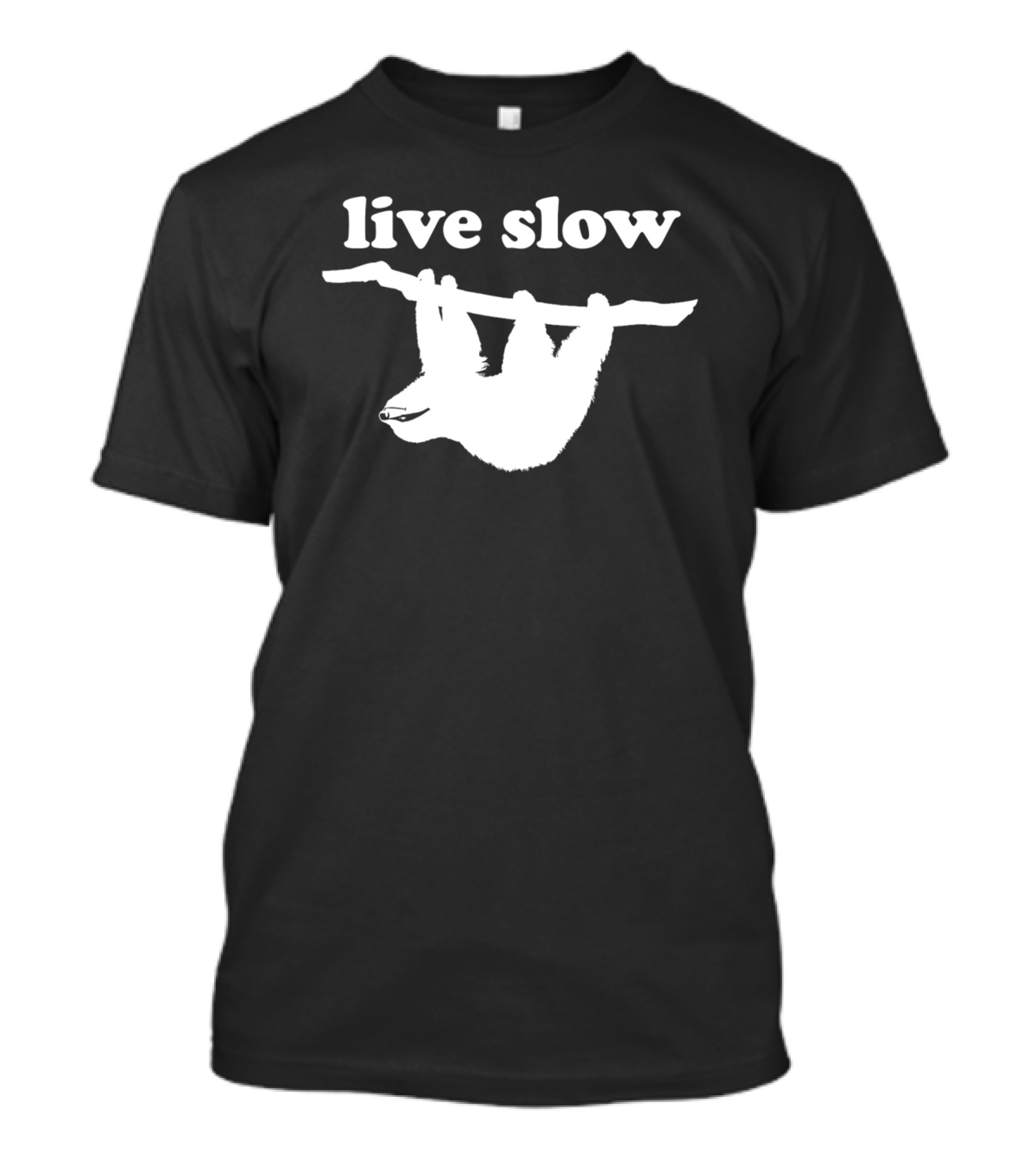 Live Slow Sloth Hanging T-Shirt