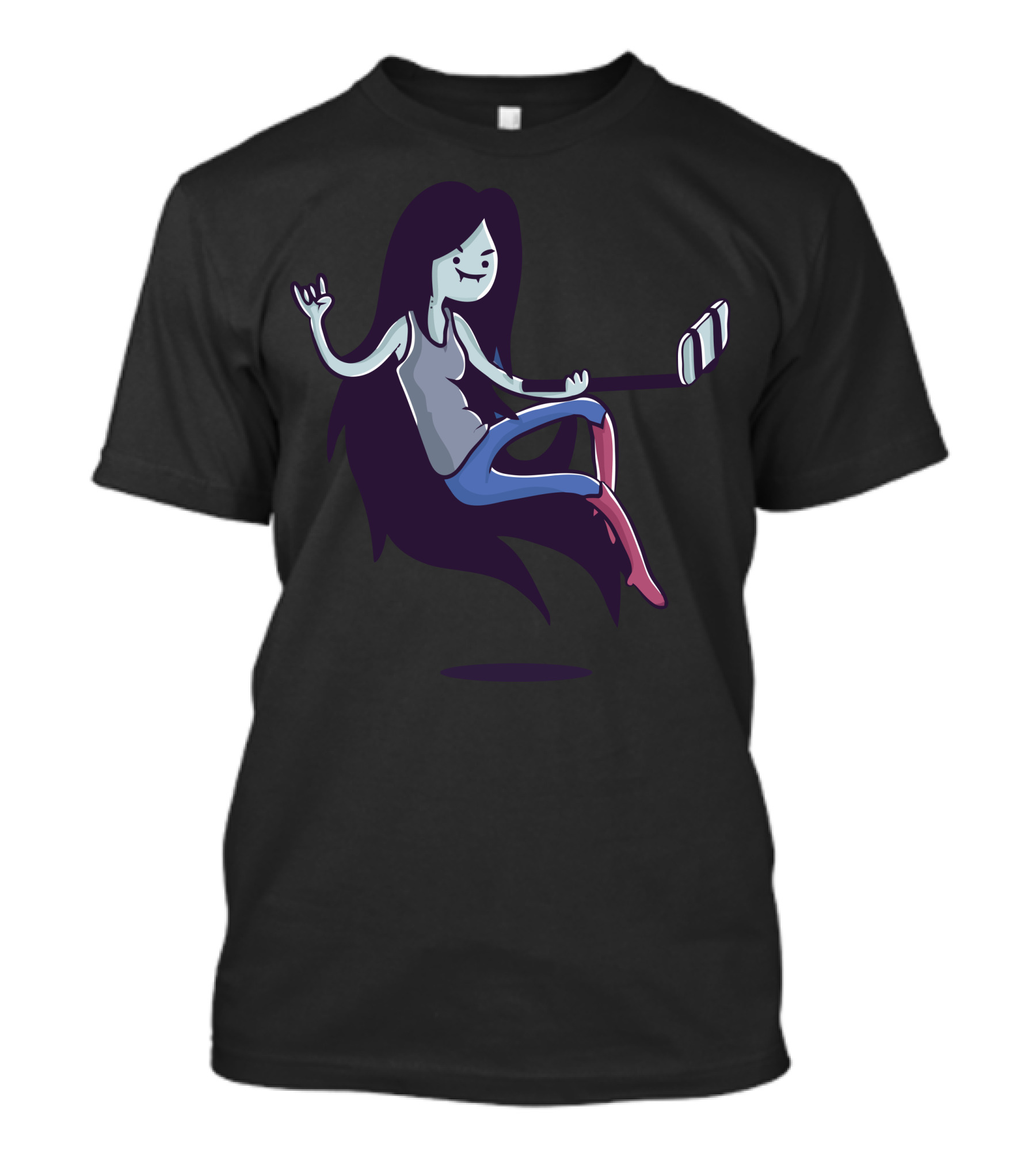 Adventure Time Marceline Selfie Iconic Vampire Character T-Shirt