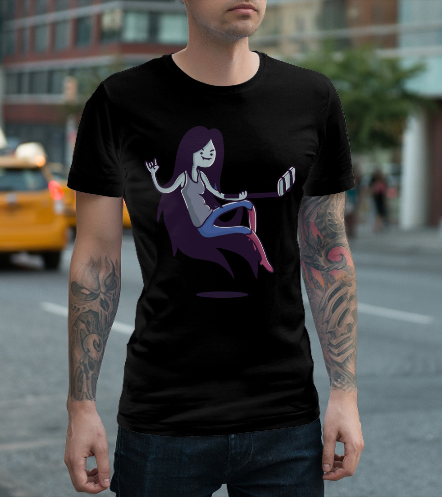 Adventure Time Marceline Selfie Iconic Vampire Character T-Shirt