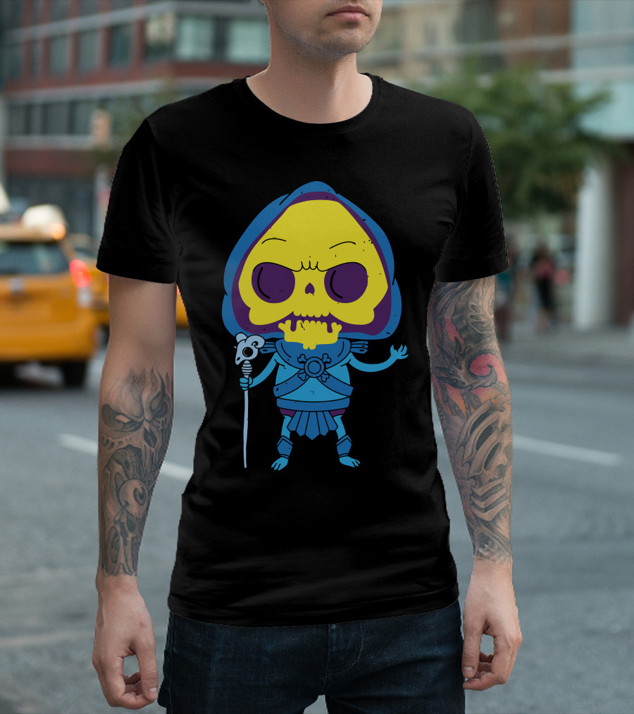 Skeletor Mini Skeleton Costume Fan T-Shirt