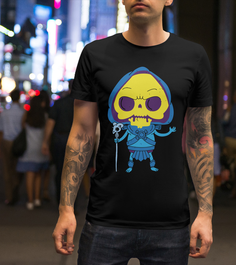 Skeletor Mini Skeleton Costume Fan T-Shirt