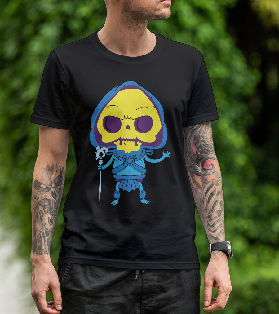 Skeletor Mini Skeleton Costume Fan T-Shirt