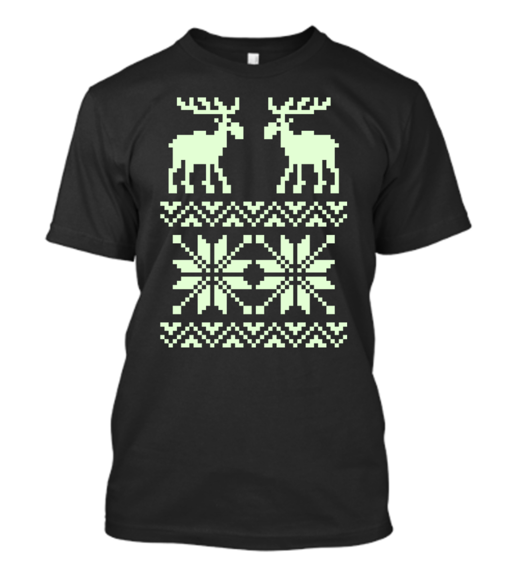Moose Nordic Pattern Duo T-Shirt