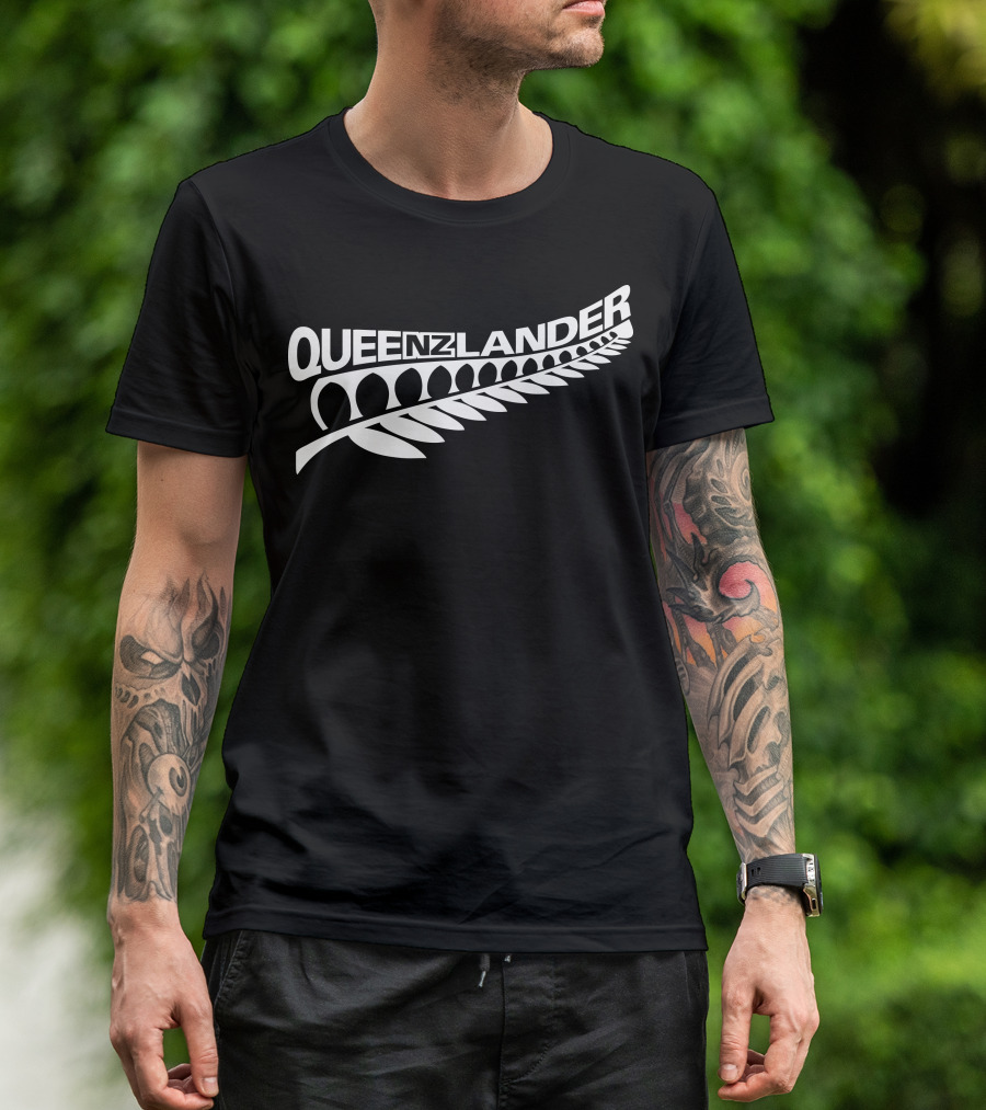 Queenzlander New Zealand Kiwi Fern T-Shirt