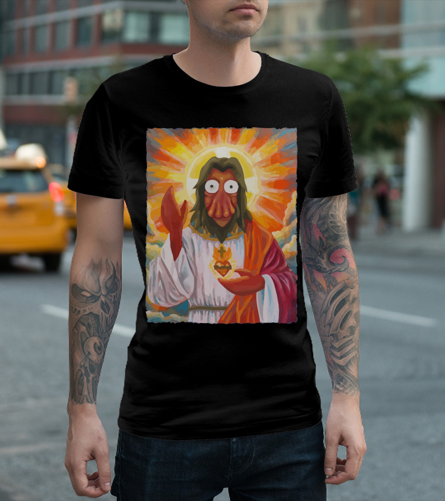 Our Lord And Savior Zoidberg Jesus Mashup T-Shirt