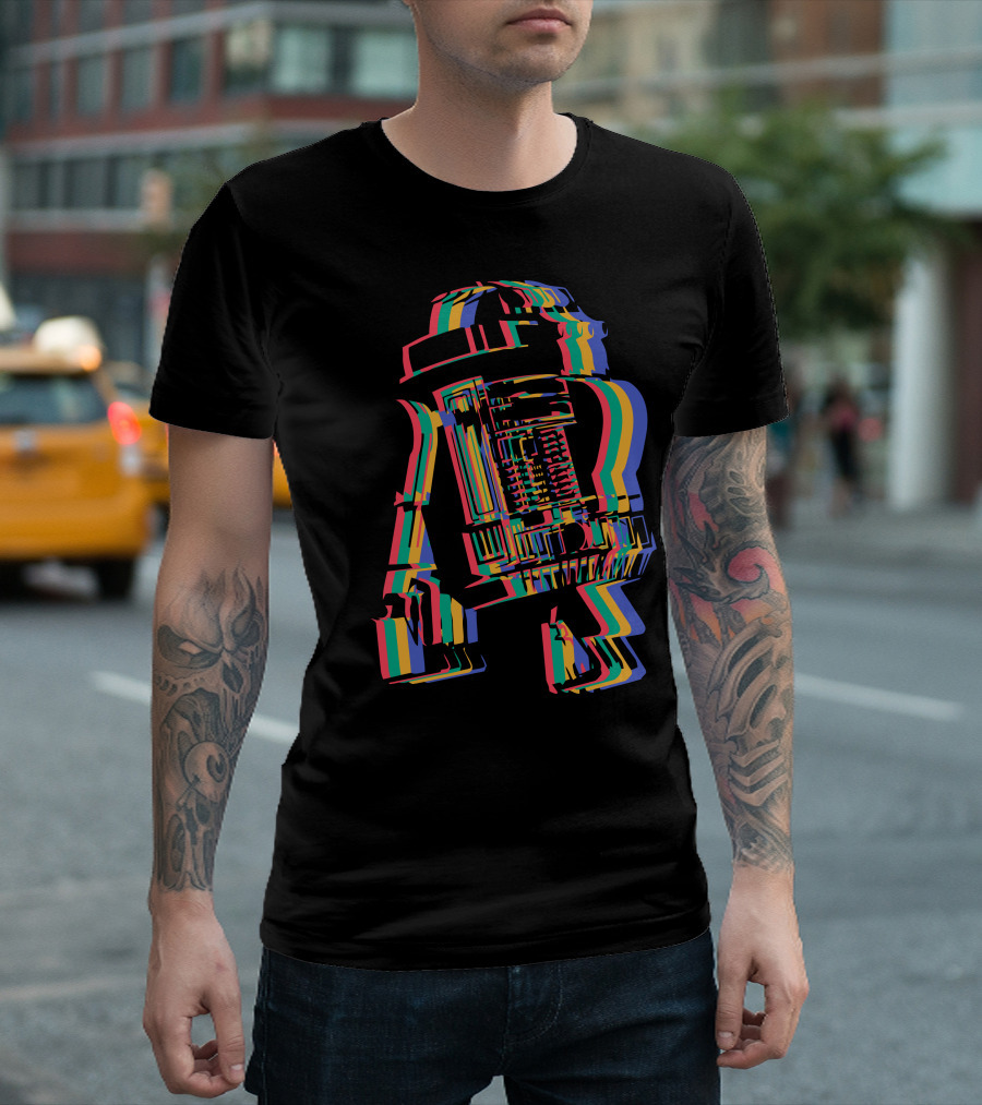 Robot R2-D2 Multicolor T-Shirt
