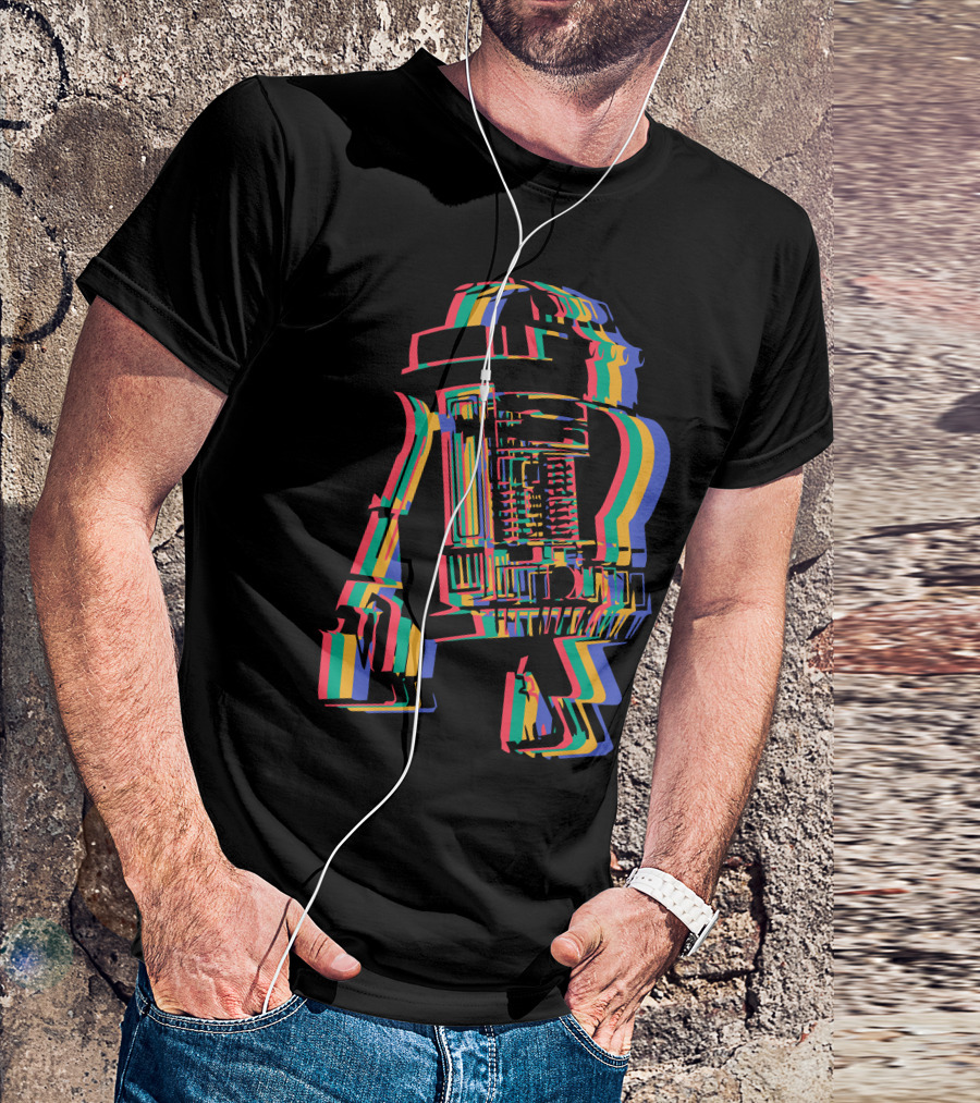 Robot R2-D2 Multicolor T-Shirt
