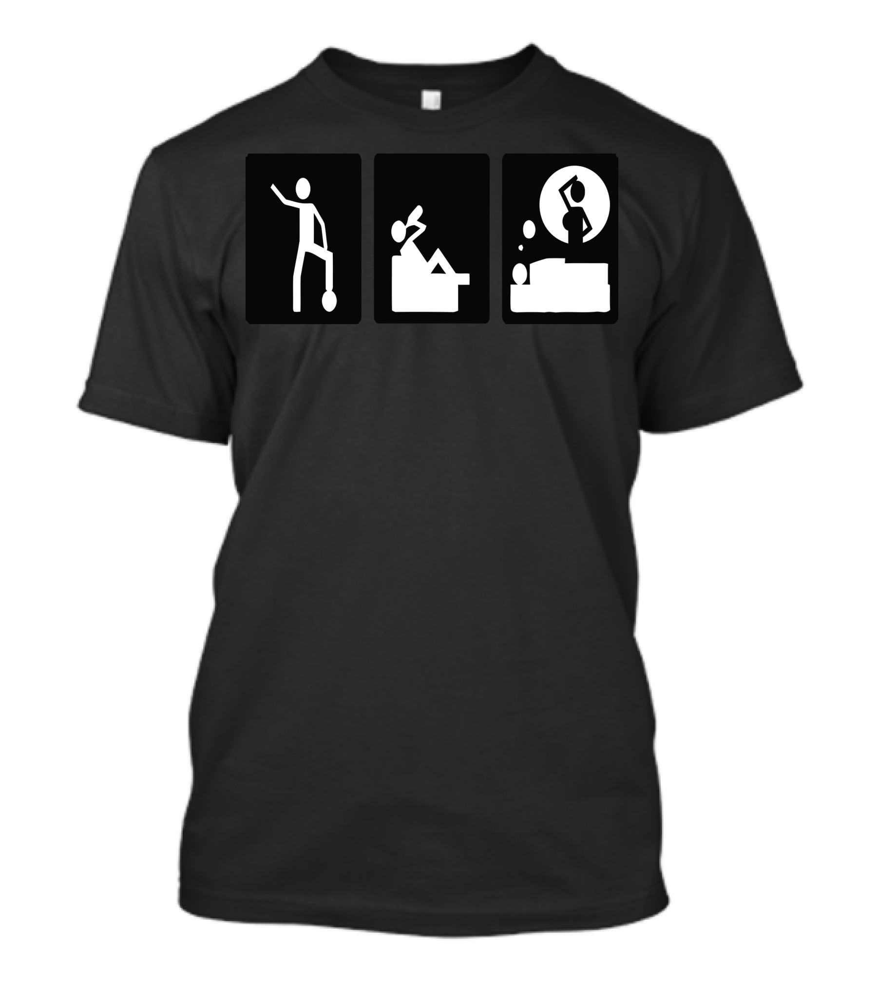 Single Boy Activities Soccer Couch Relax Bath Time Fun T-Shirt