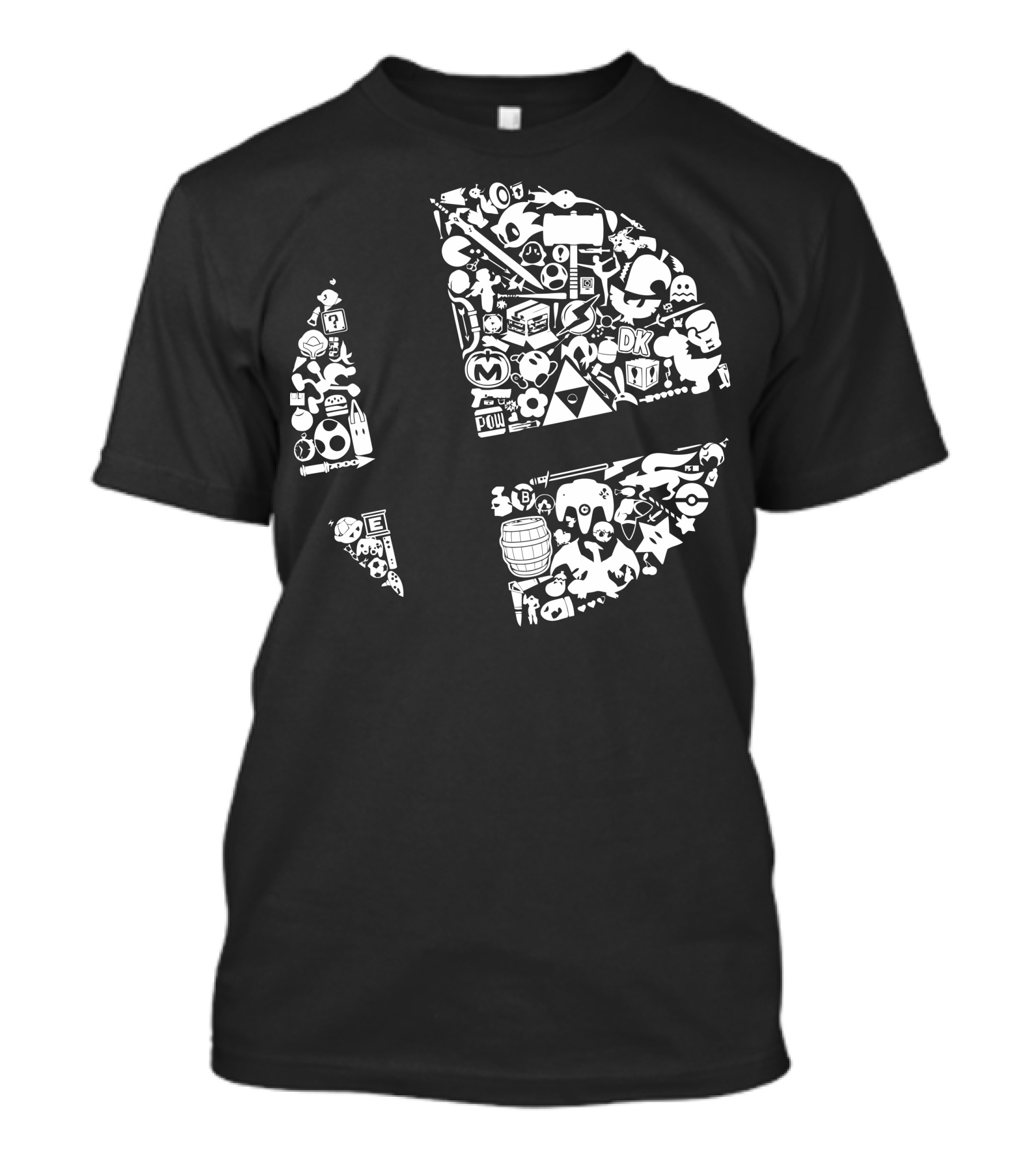 Super Smash Bros Icon Collage Nintendo Characters T-Shirt