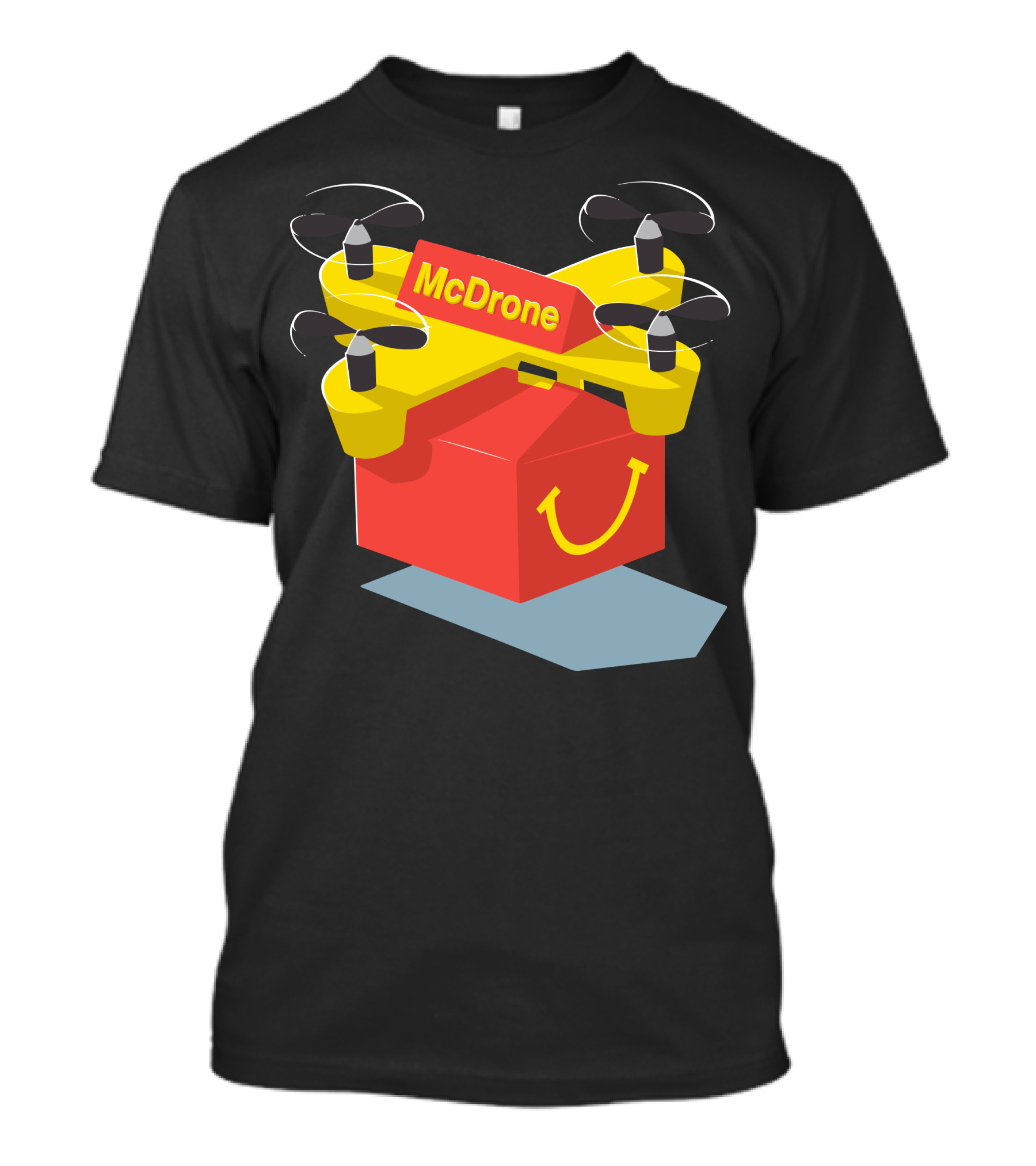 McDrone Super Fast Food Delivery Innovation T-Shirt