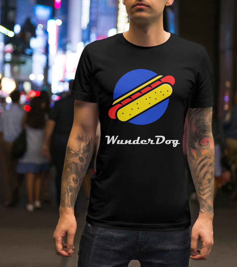 WunderDog Super Hero Foods Hot Dog T-Shirt