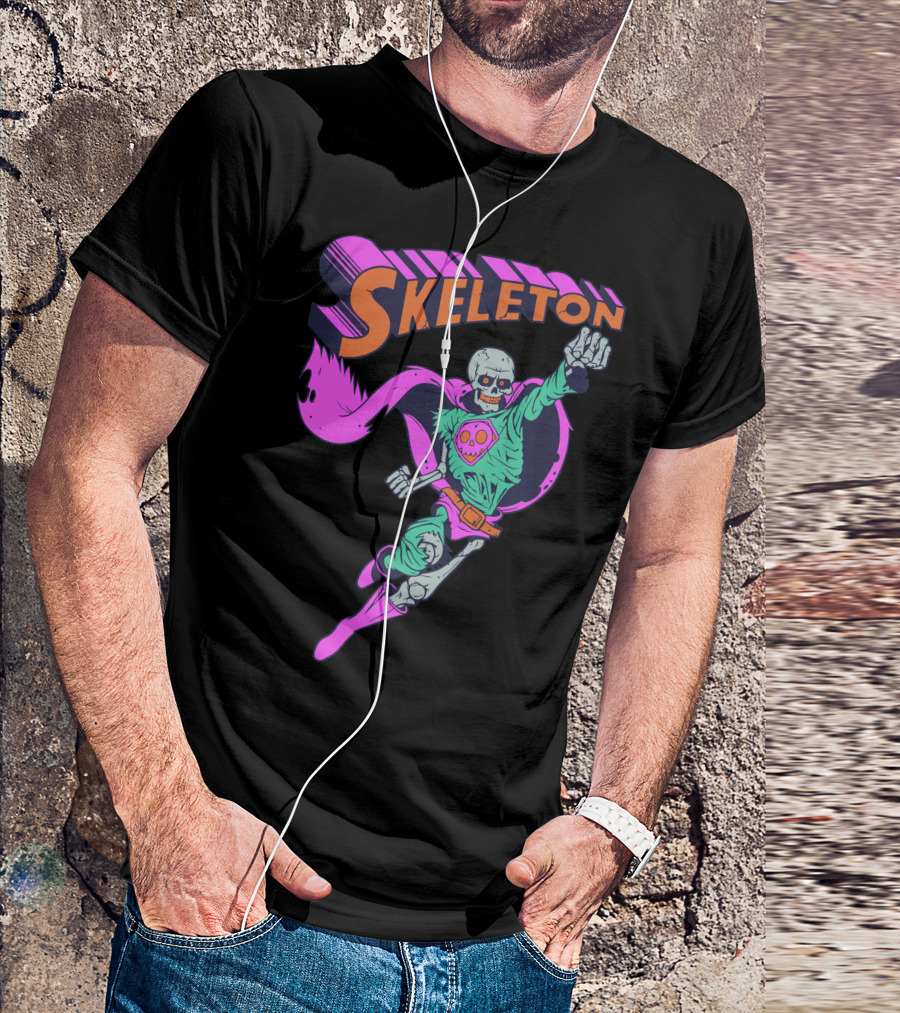 Skeleton Superhero Skeleton T-Shirt