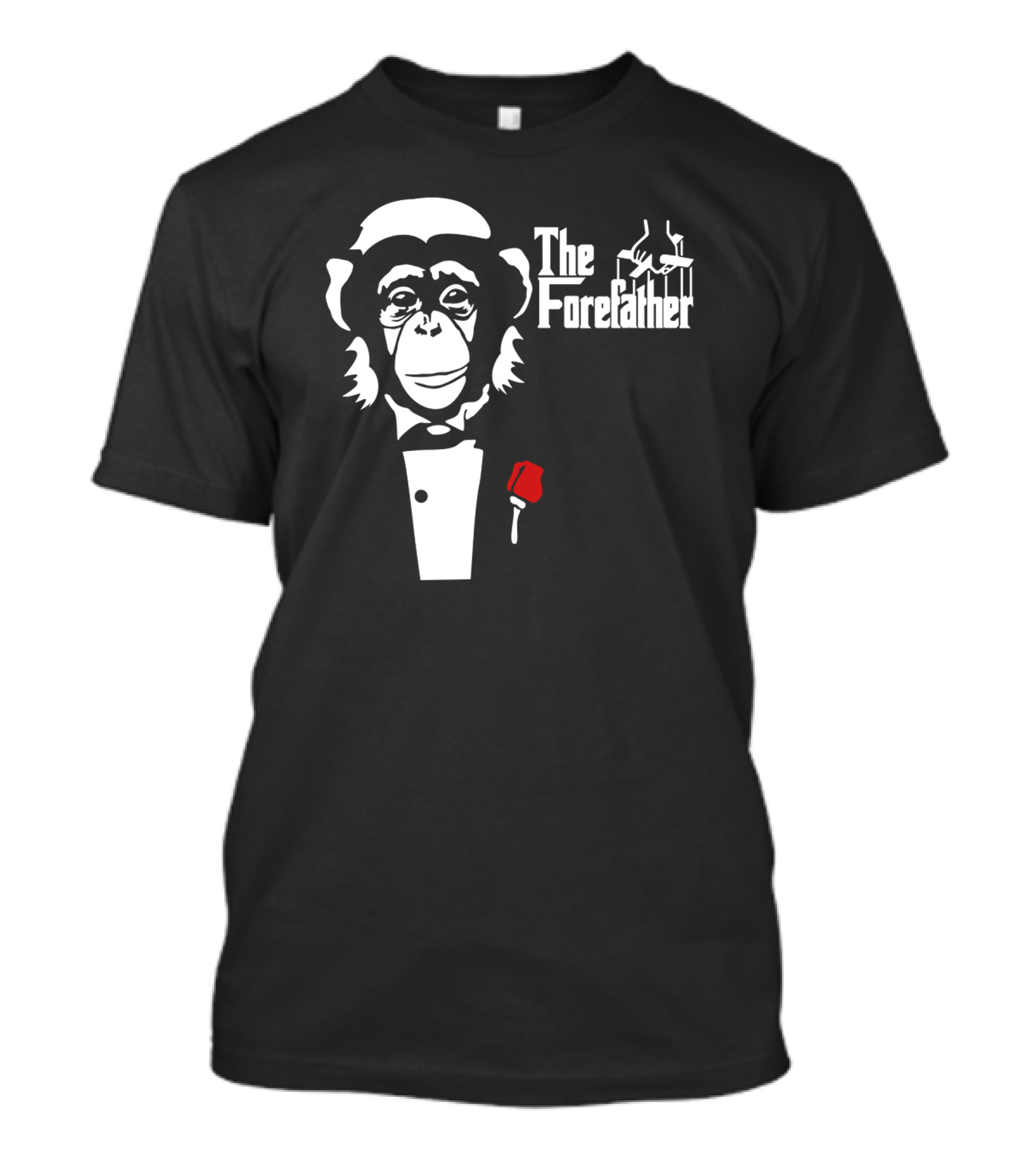 The Forefather Tuxedo Monkey Puppet Strings T-Shirt