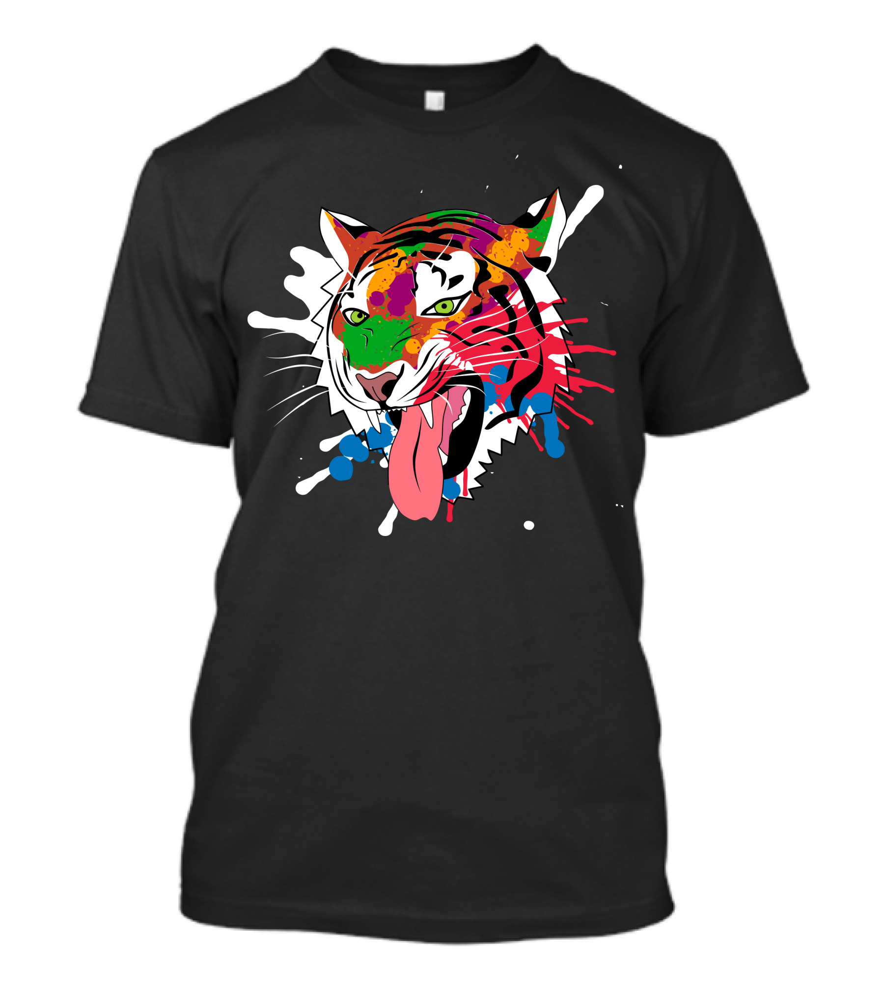 Tiger Multicolor Splash T-Shirt