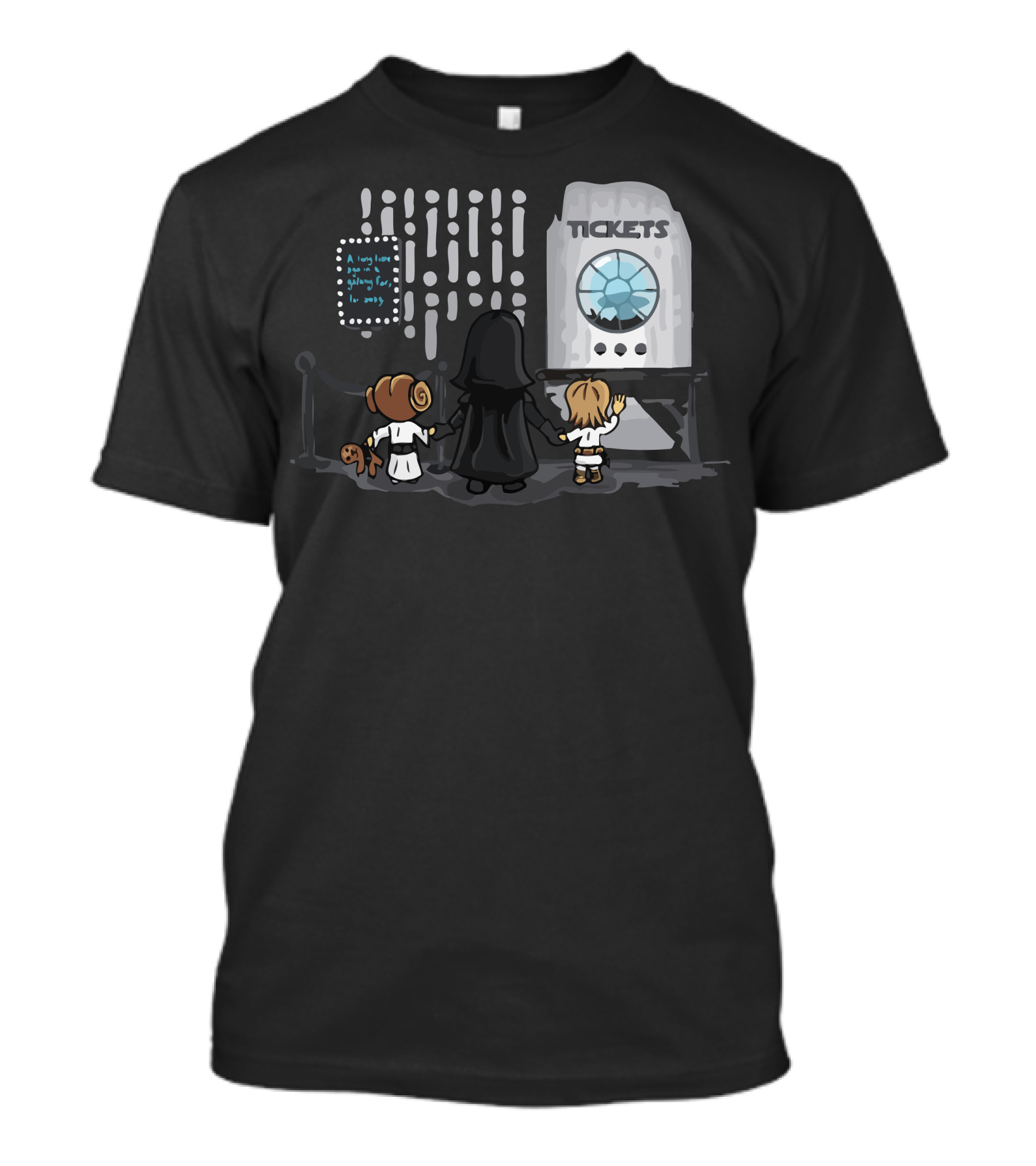 A Long Time Ago Galaxy Far Far Away Tickets New Generation T-Shirt
