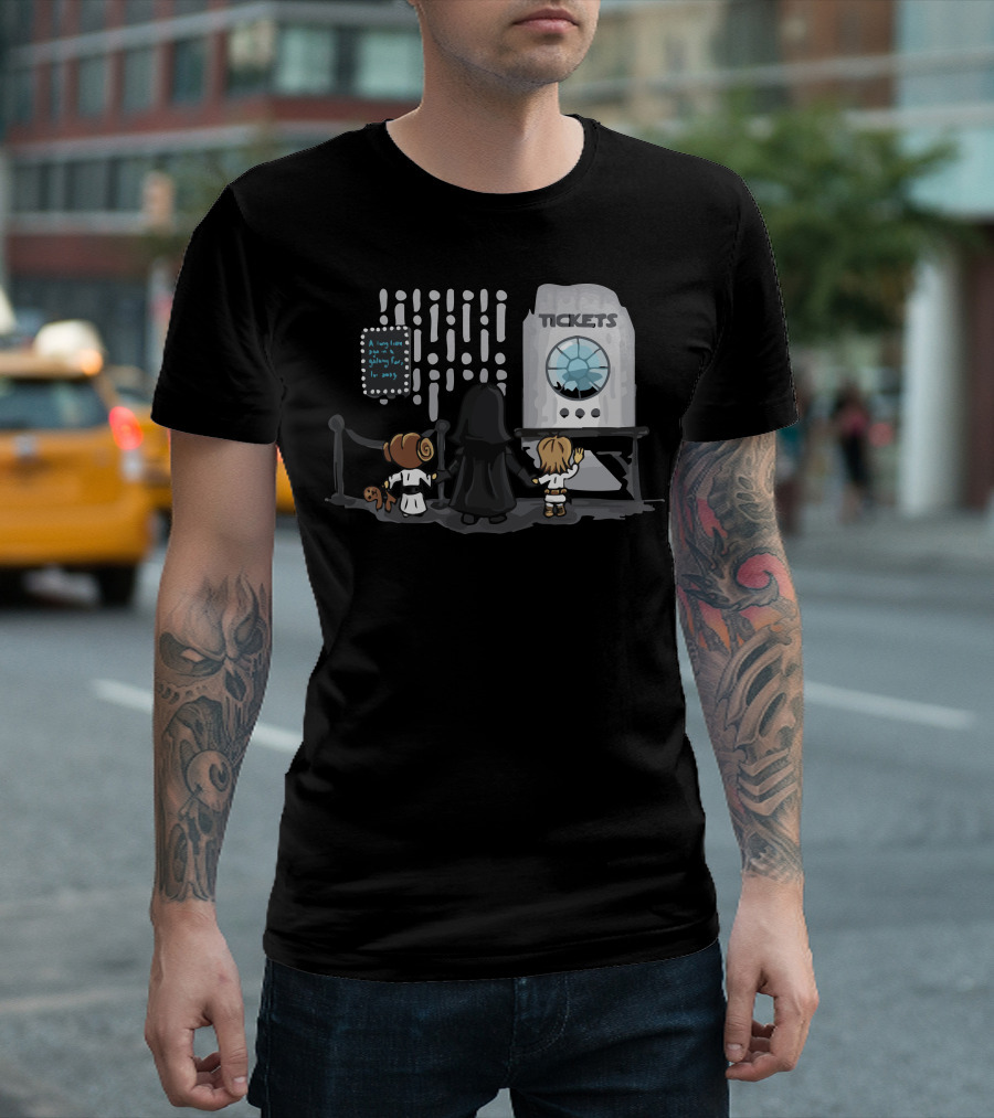 A Long Time Ago Galaxy Far Far Away Tickets New Generation T-Shirt