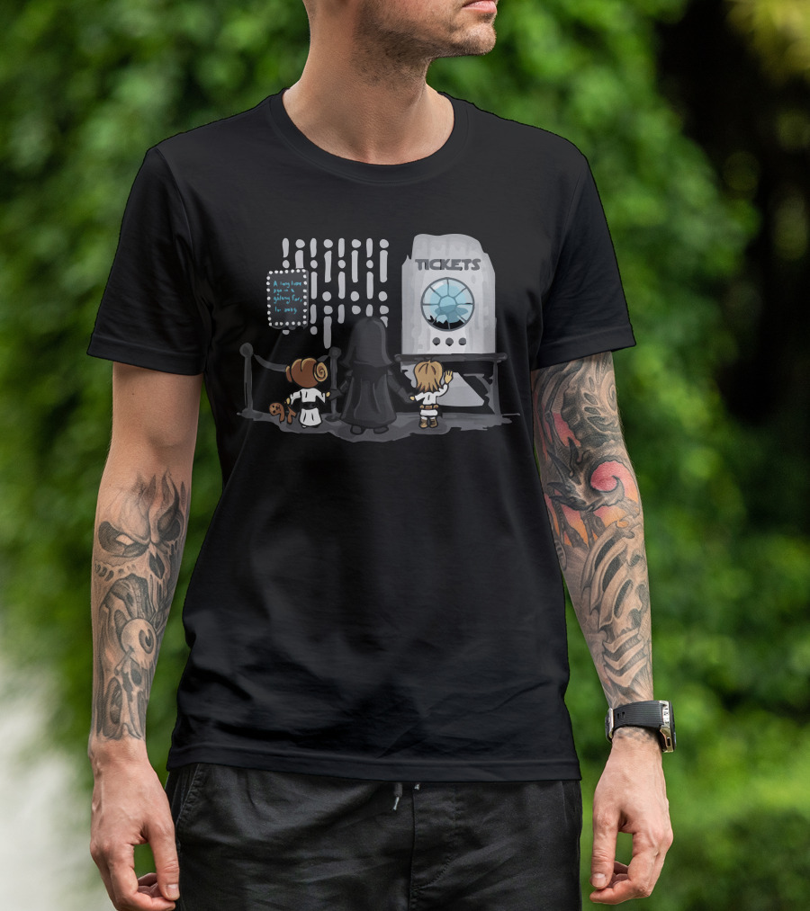 A Long Time Ago Galaxy Far Far Away Tickets New Generation T-Shirt