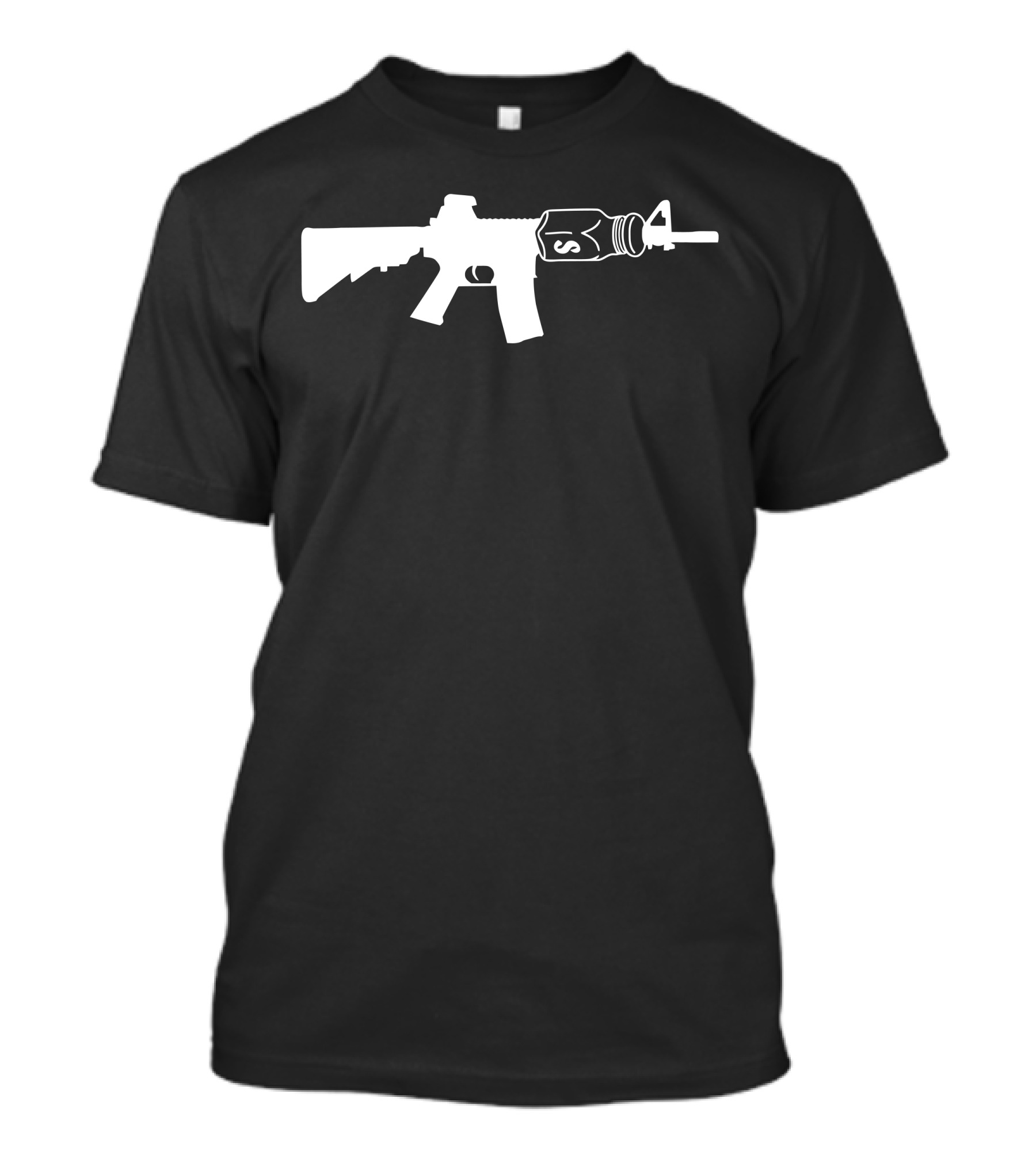 A Salt Rifle Gun Pun With Salt Shaker T-Shirt