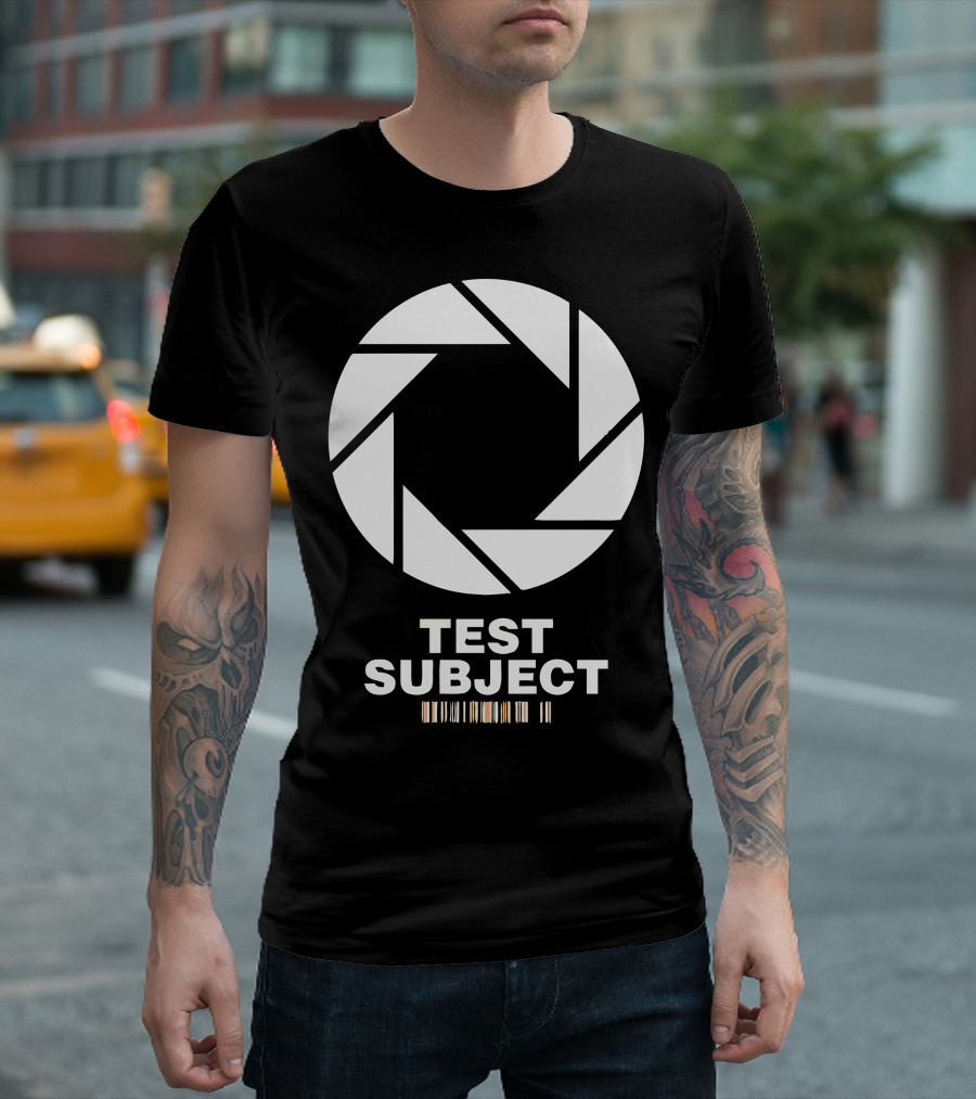 Portal Aperture Science Test Subject T-Shirt