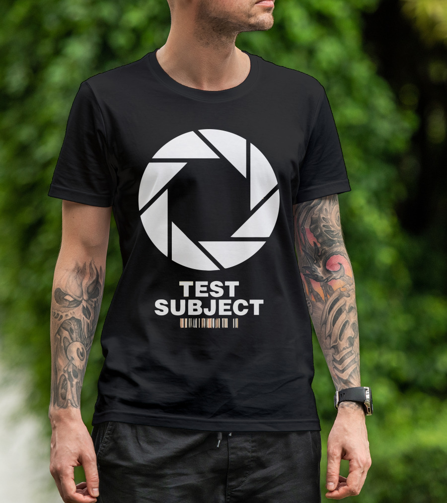 Portal Aperture Science Test Subject T-Shirt