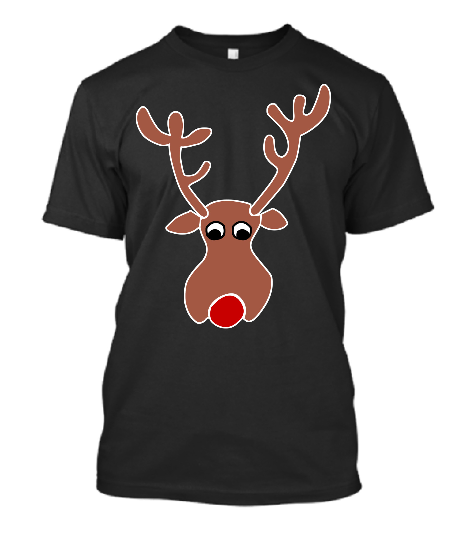 Cute Christmas Rudolph The Red-Nosed Reindeer T-Shirt