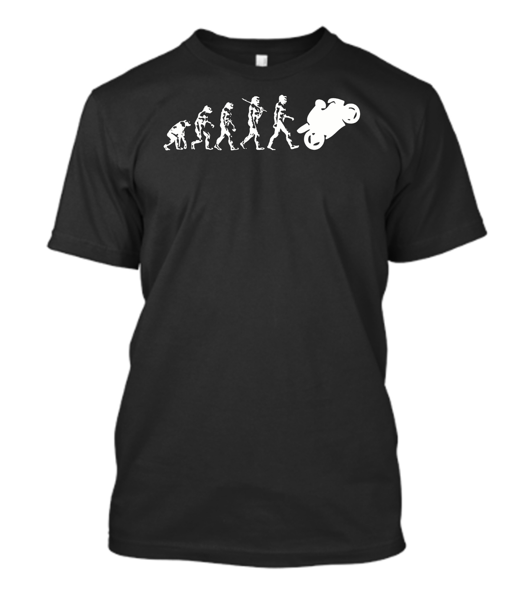 Evolution Of Humanity To Motorcycle Journey T-Shirt