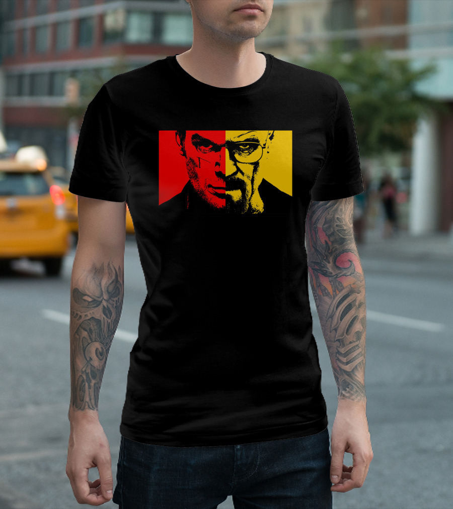 Heisenberg Dexter Breaking Bad Showdown T-Shirt