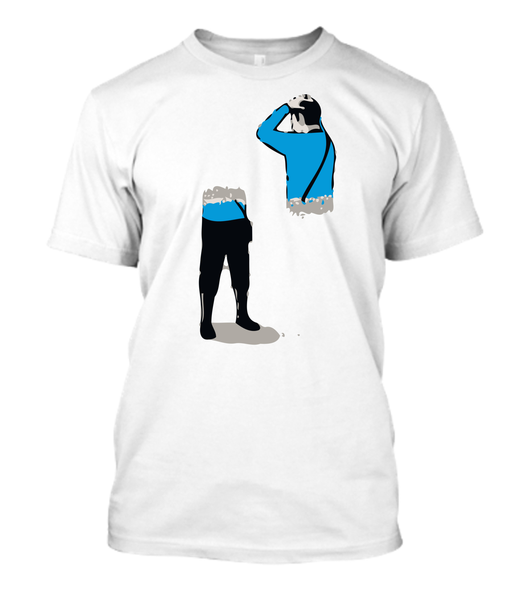 I'llogical Incident Blue Science Officer Uniform Concept T-Shirt