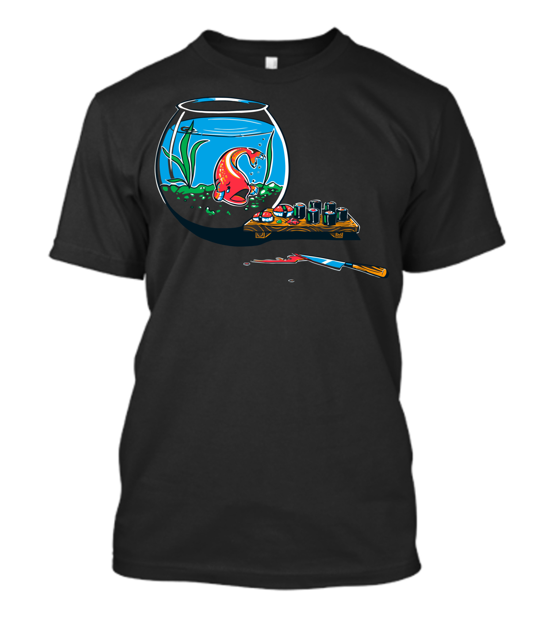 Fish Bowl Knife Loss T-Shirt