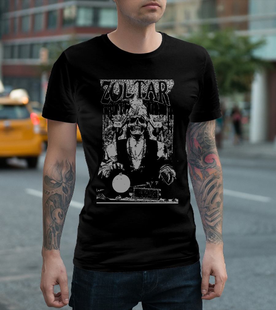 Zoltar Fortune Teller Skull T-Shirt