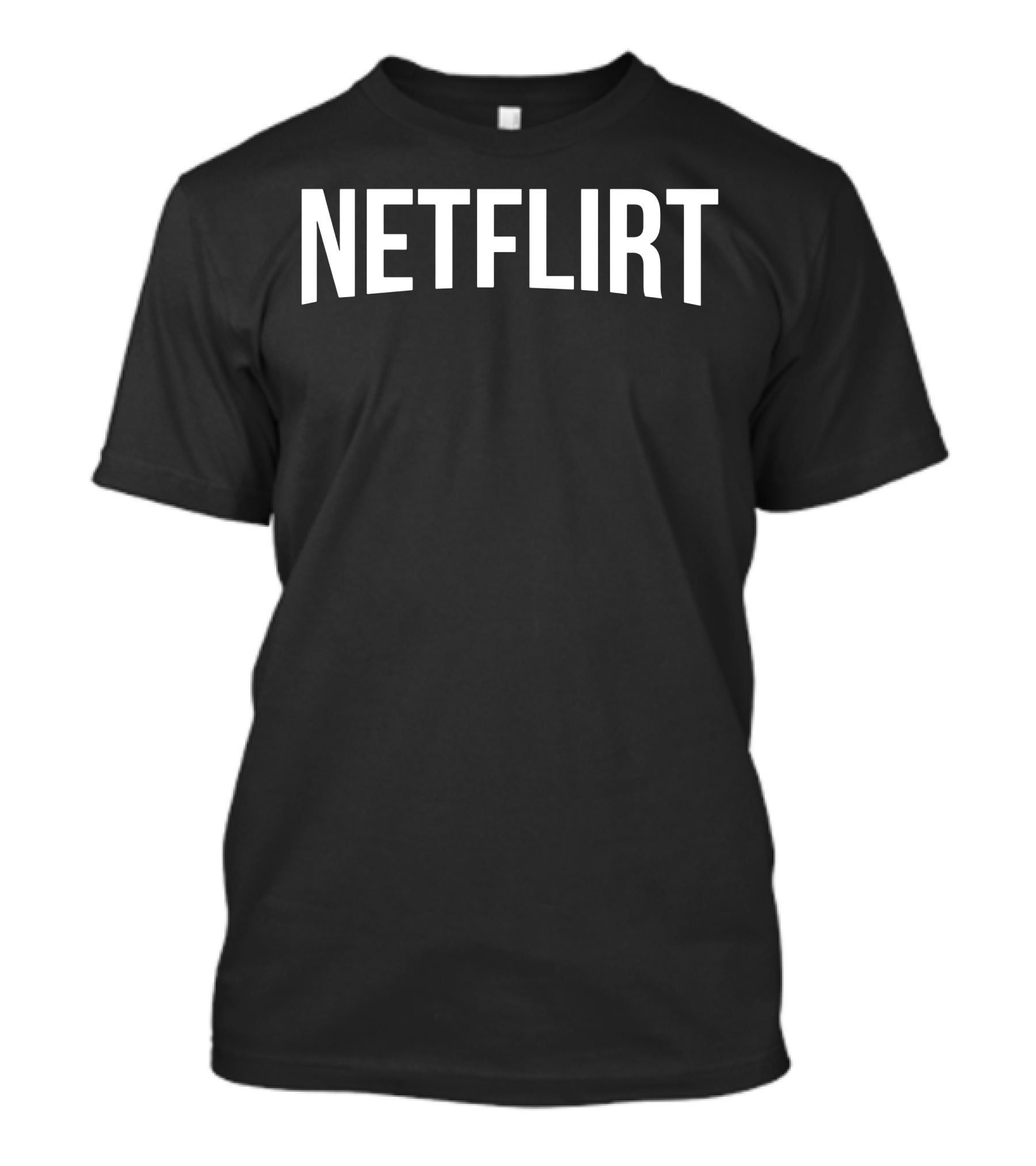 NETFLIRT Netflix Movie Playful Logo Reference T-Shirt