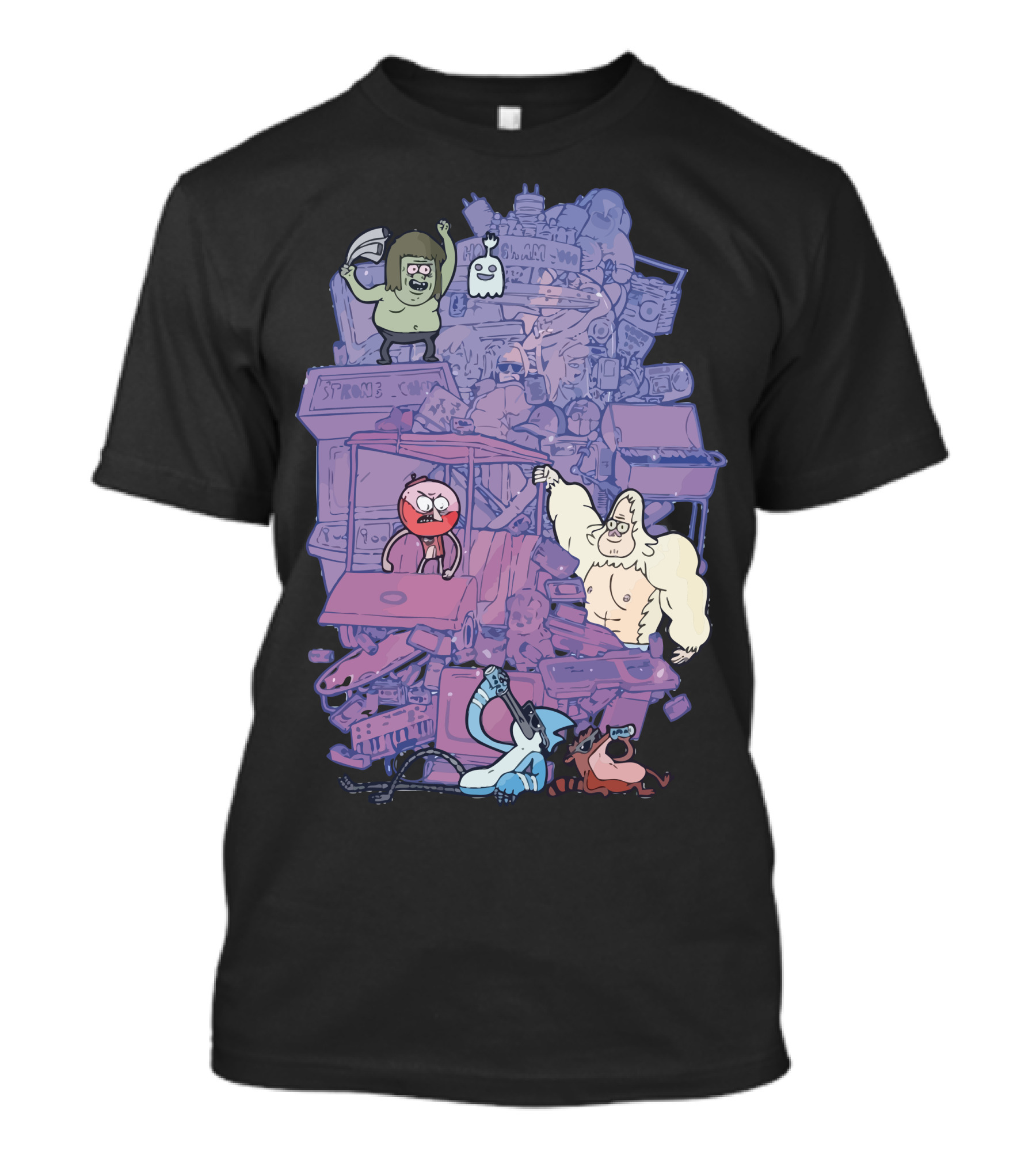 Regular Show Now Clean Up This Mess T-Shirt