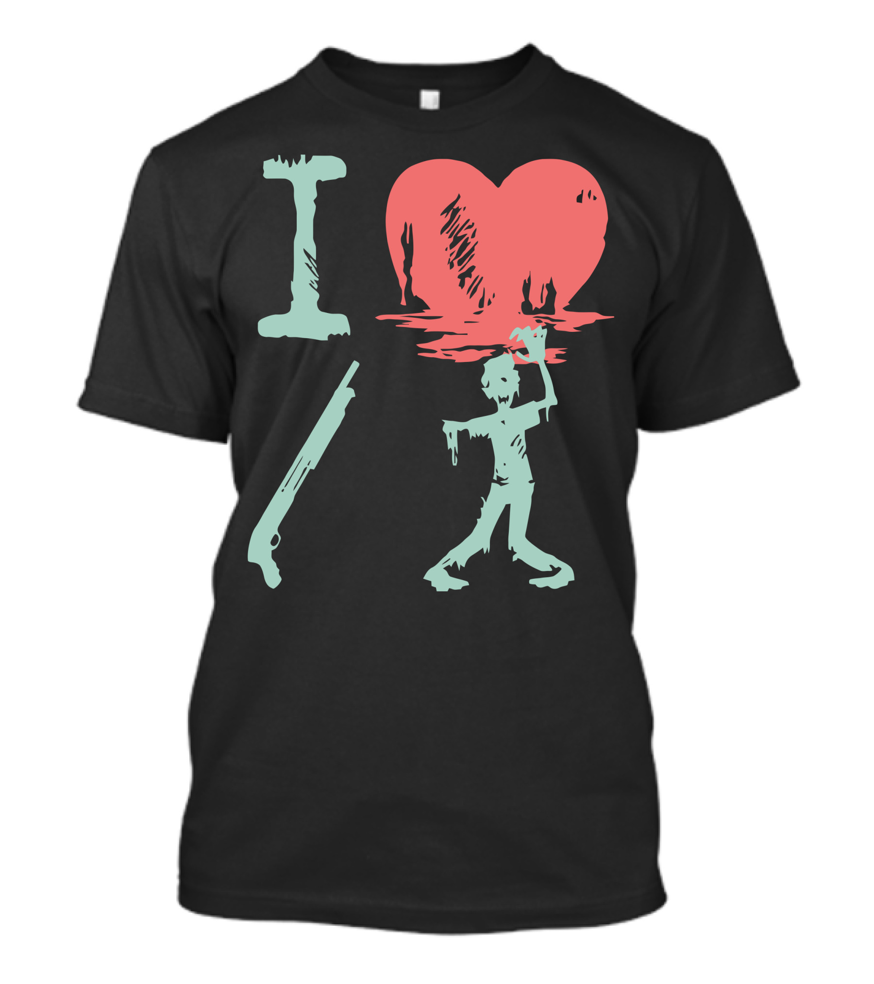 I Love Zombies Of The Dead T-Shirt