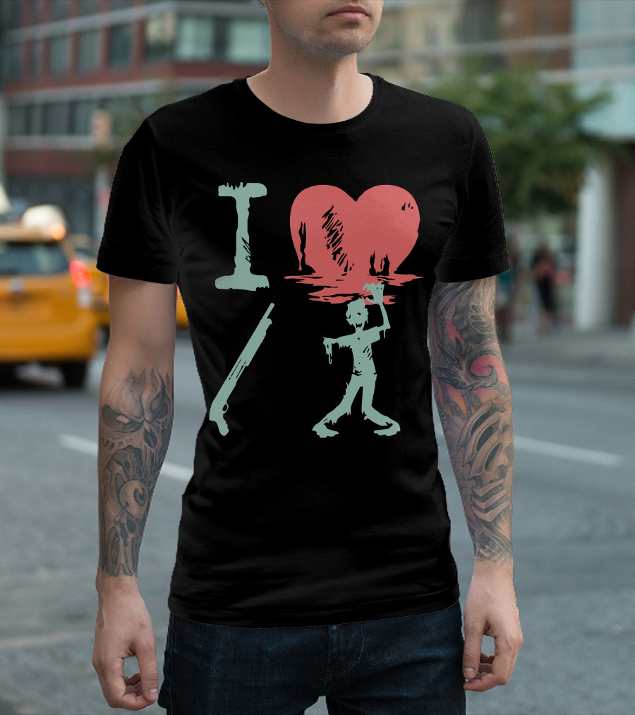 I Love Zombies Of The Dead T-Shirt