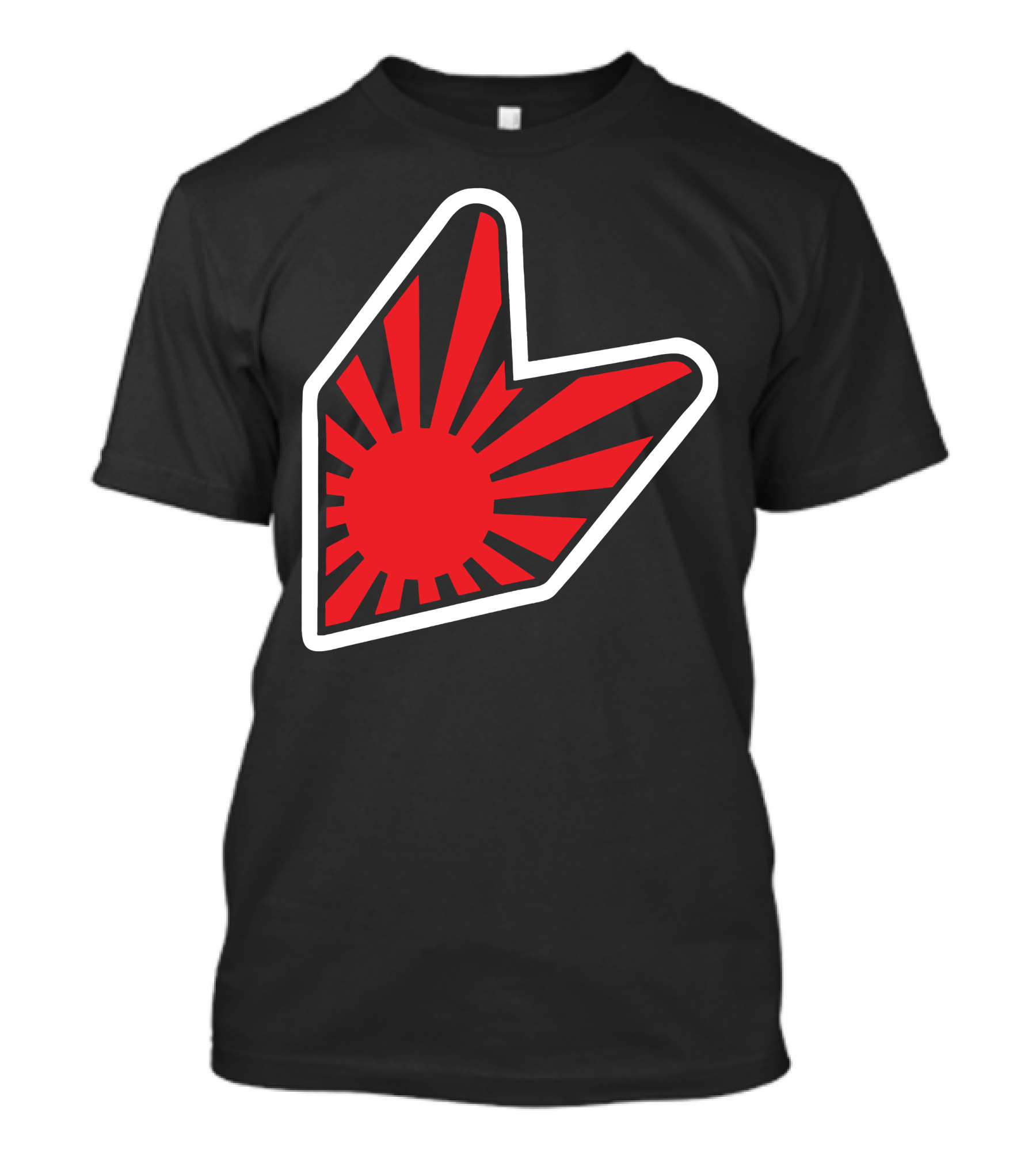 Rising Sun Soshinoya Jdm Japan Badge T-Shirt