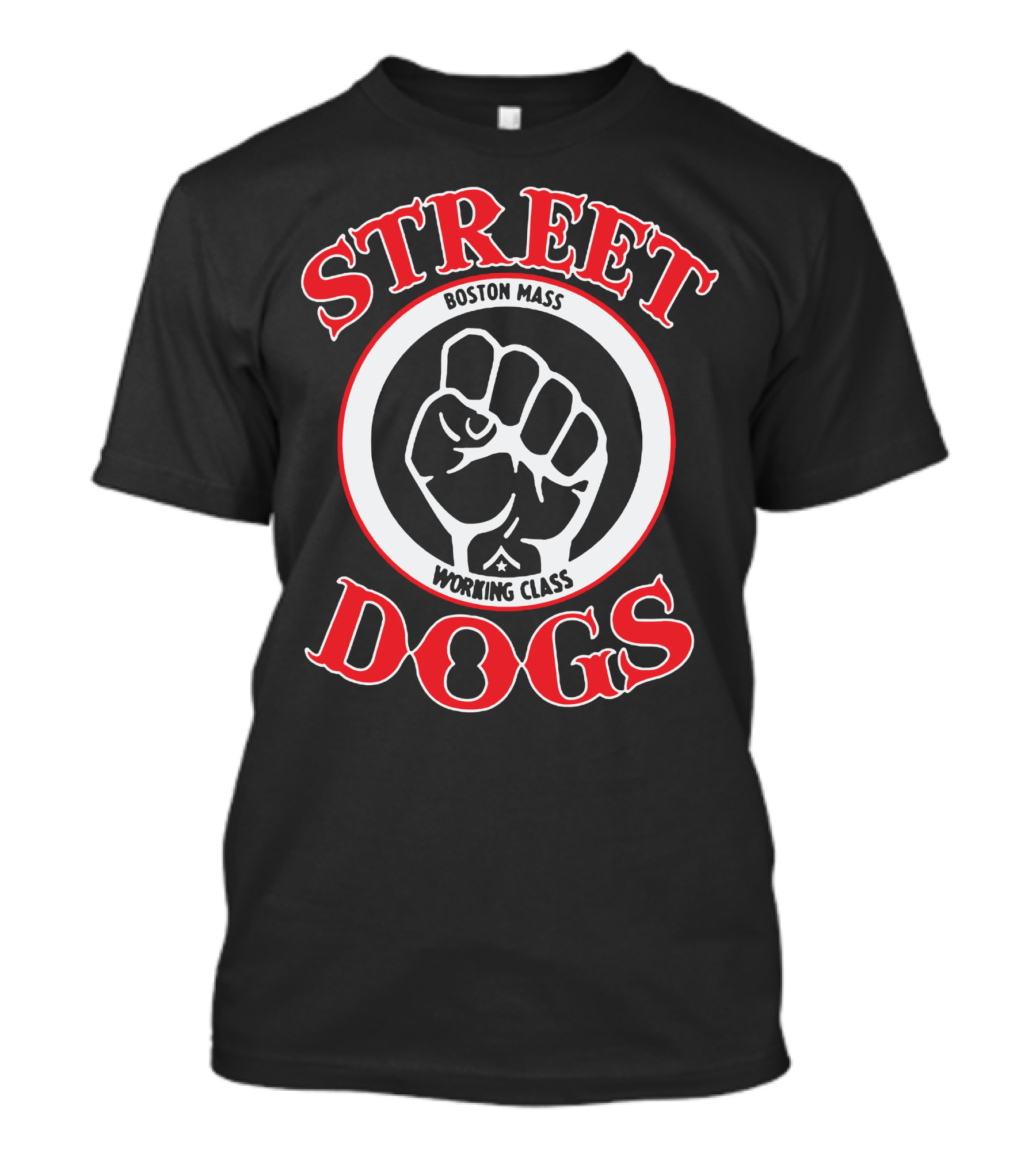 Street Dogs Boston Mass Working Class Punk Rock Band T-Shirt