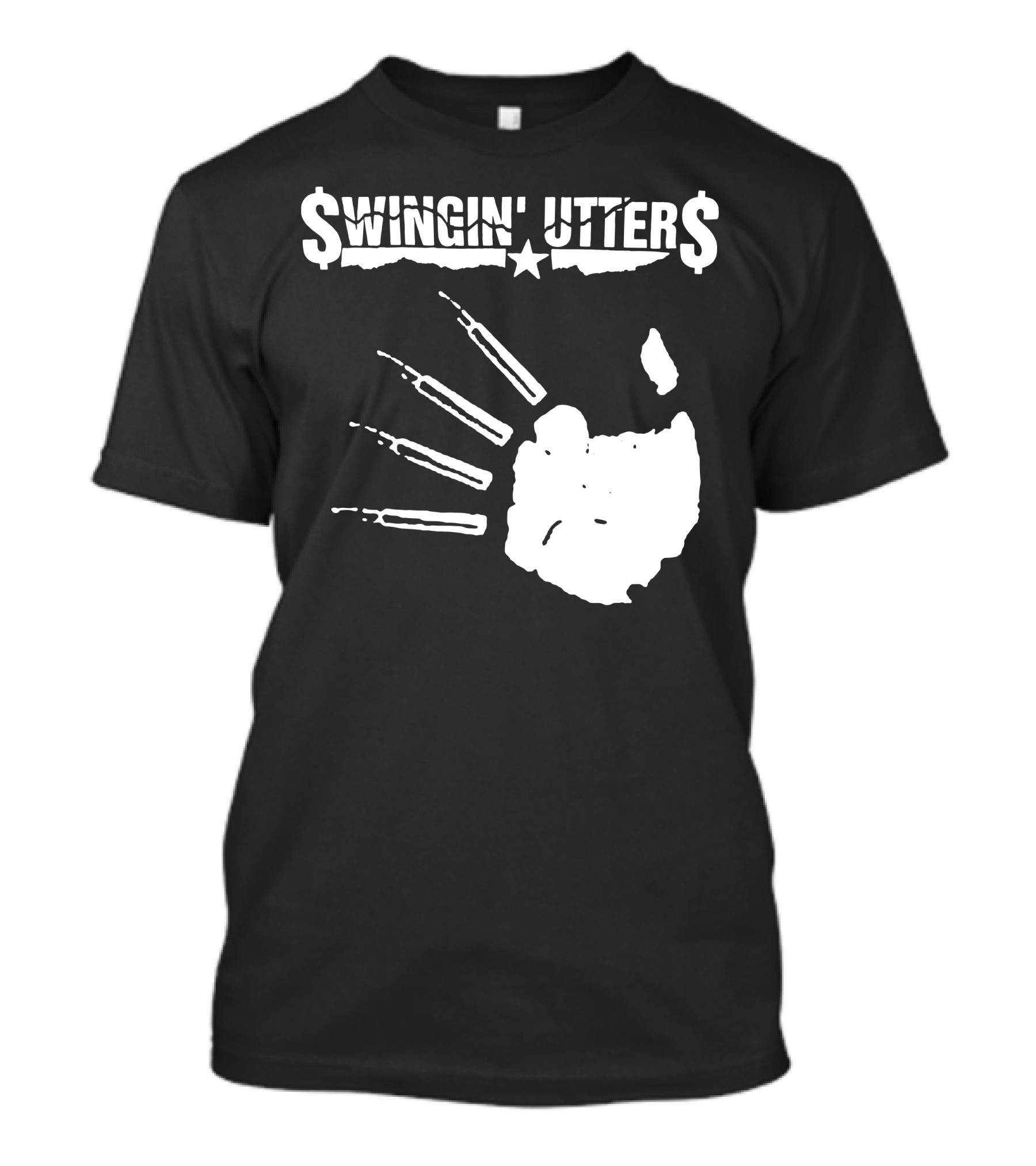 Swingin' Utters Punk Rock Band Dollar Star T-Shirt