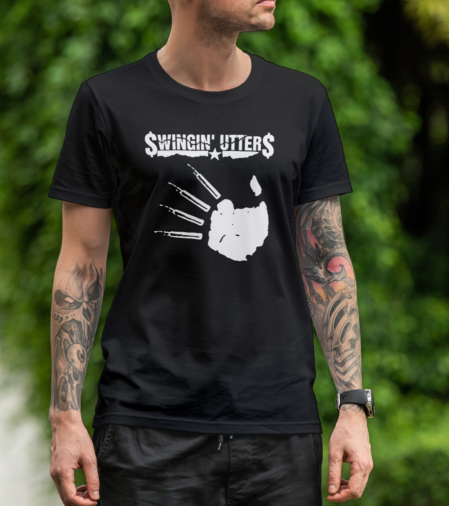 Swingin' Utters Punk Rock Band Dollar Star T-Shirt