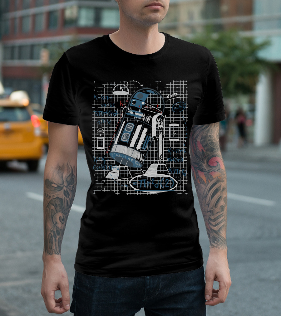 R2-D2 Blueprint Illustration Volume T-Shirt