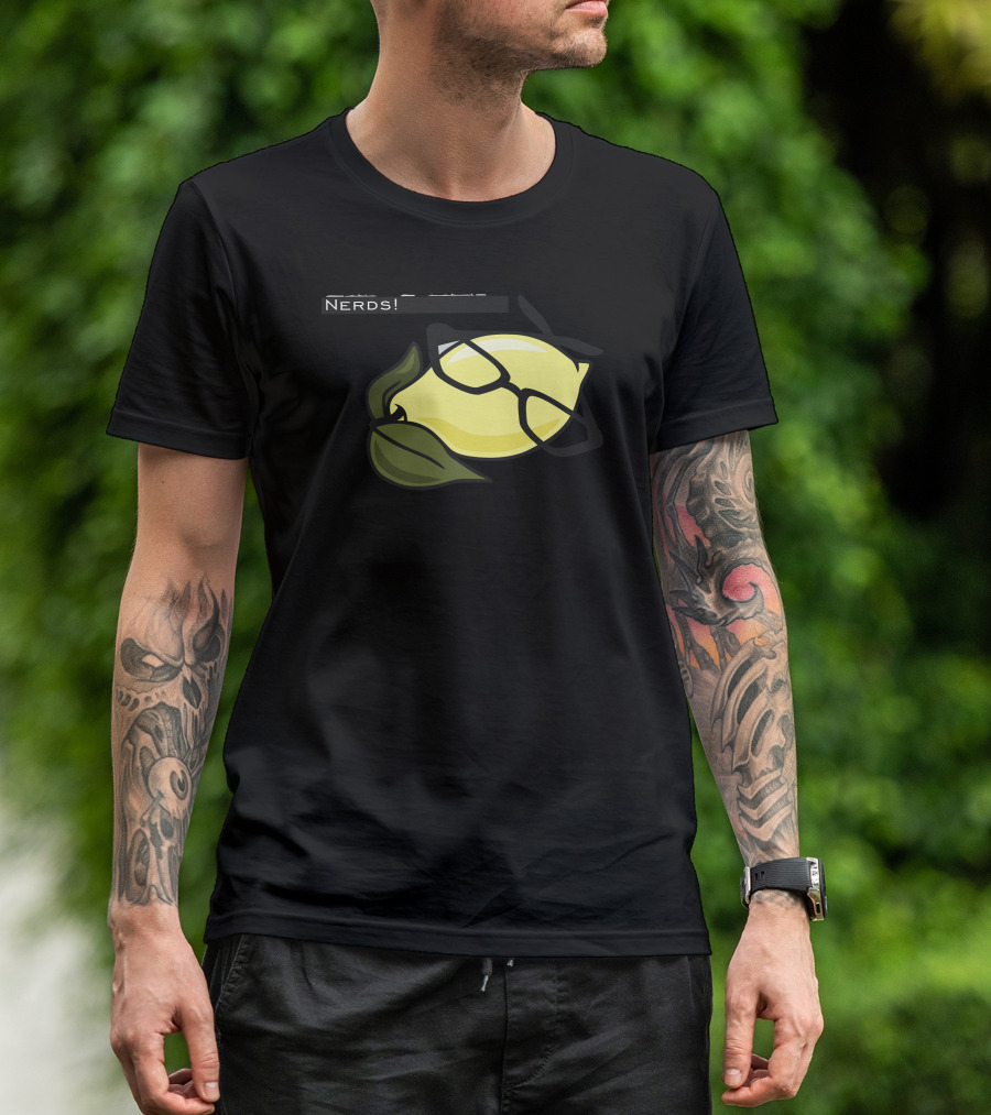 Nerds Lemon Glasses T-Shirt