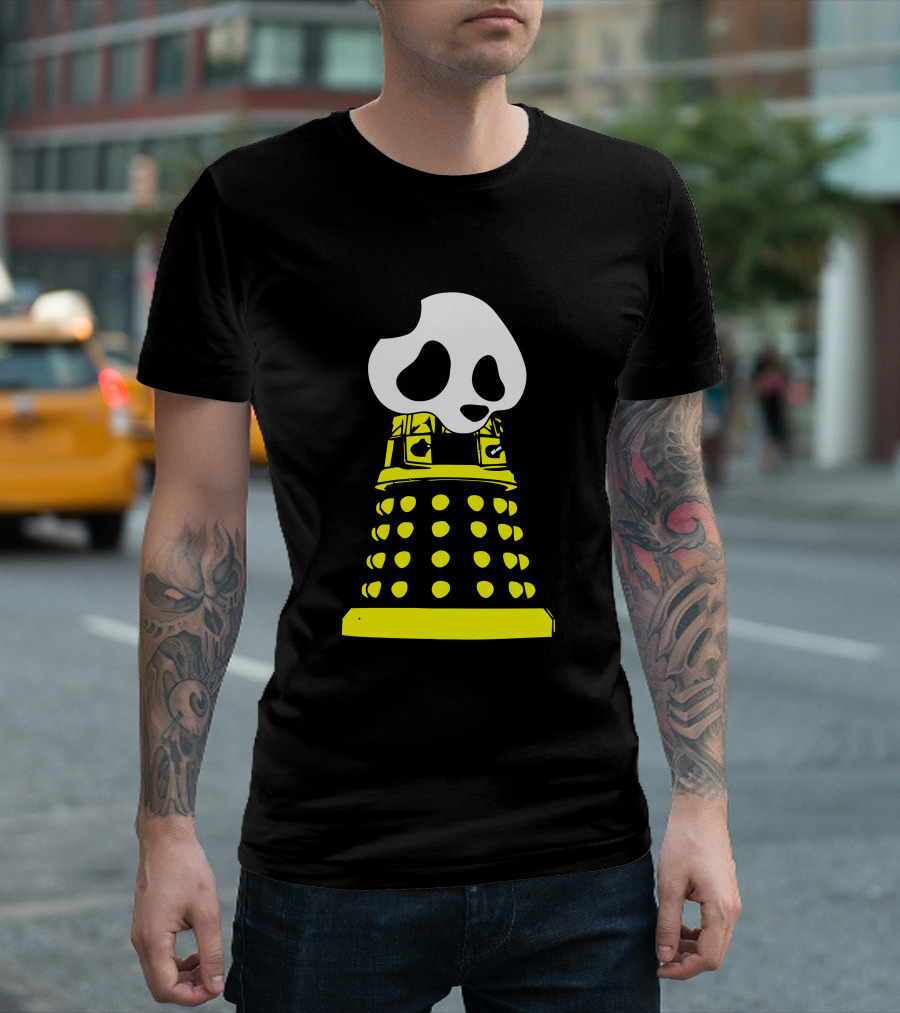 Panda Dalek Robot T-Shirt
