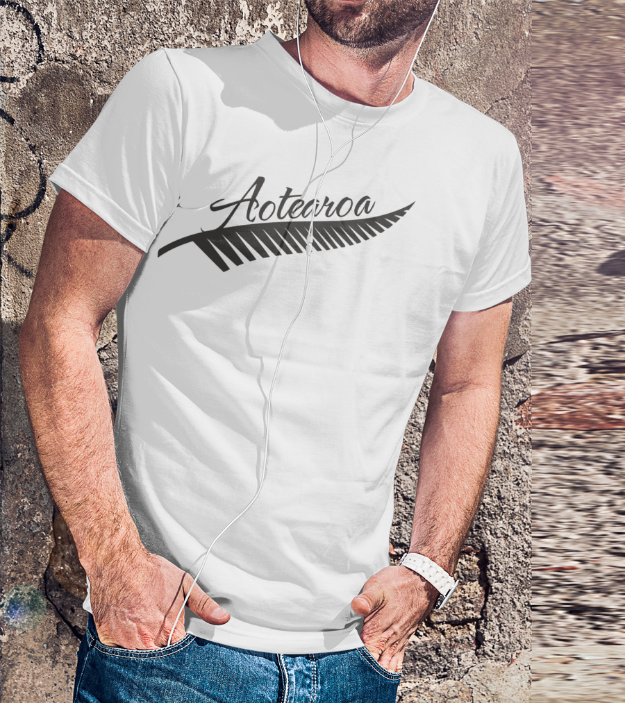 Aotearoa Silver Fern New Zealand Maori T-Shirt